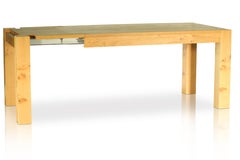 Italian Modern Designer Durmast Extendable 12-Seat Table