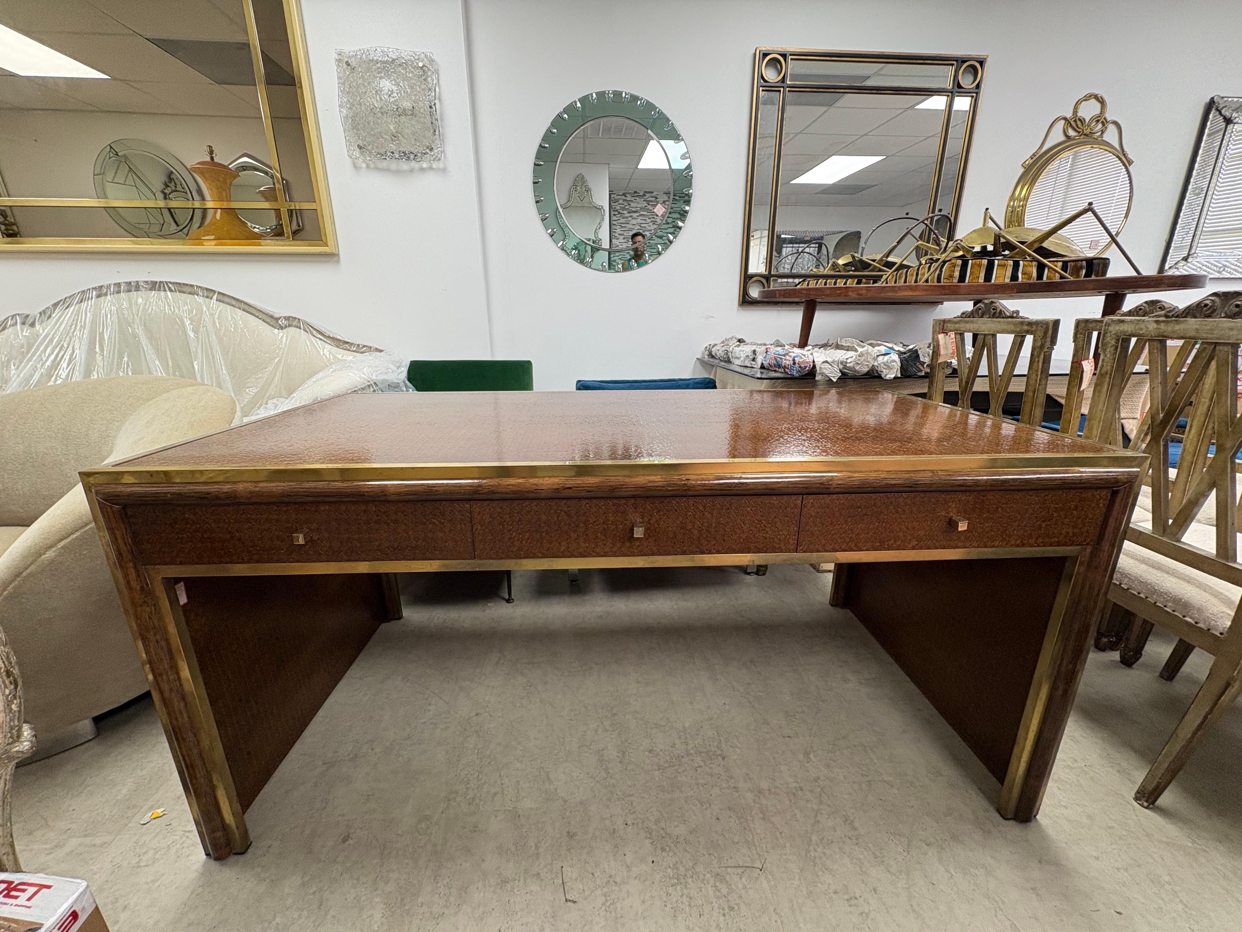 Mid-Century Modern Italian Modern Desk Designed By Sandro Petti For Sale