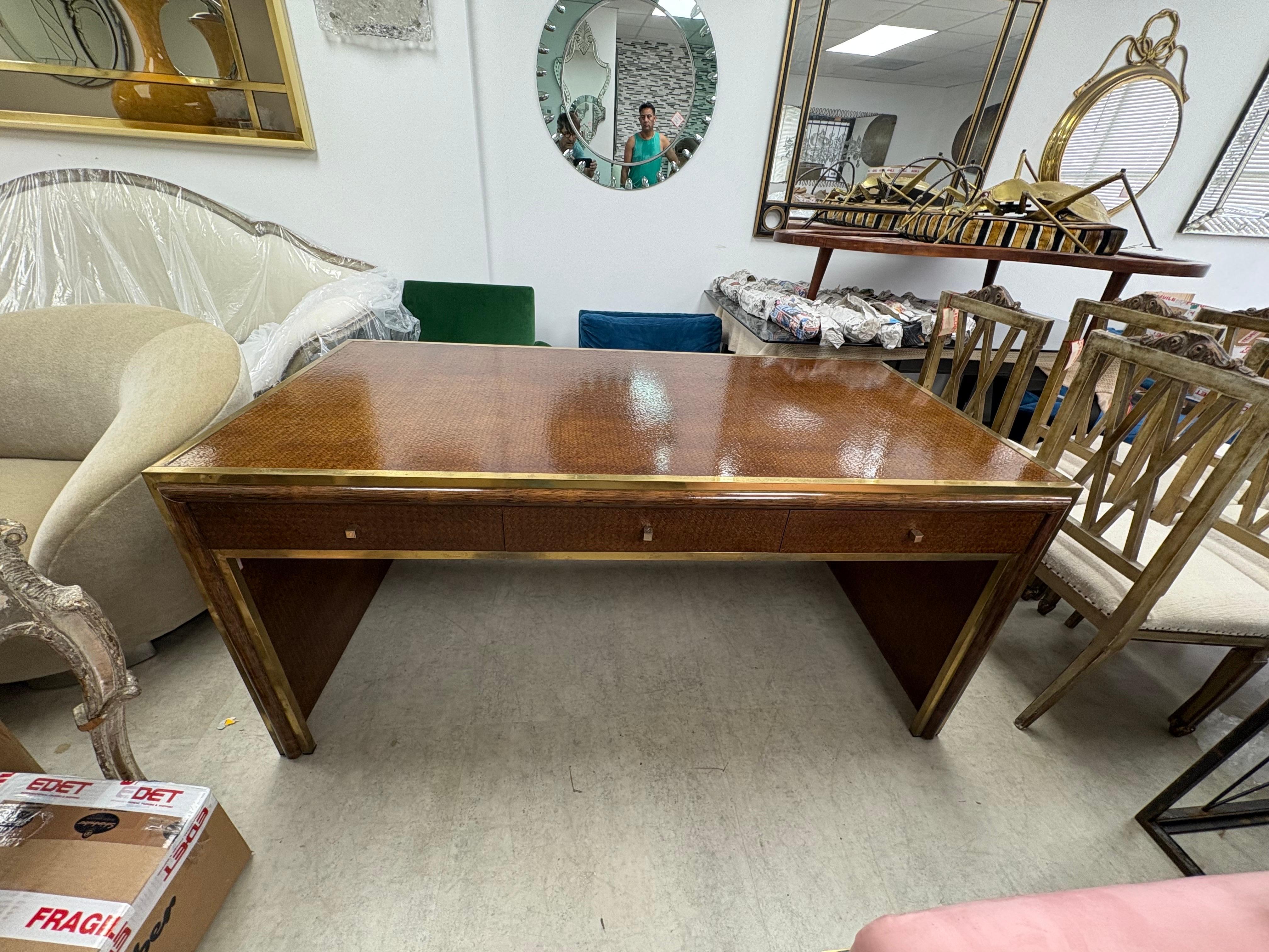 Italian Modern Desk Designed By Sandro Petti In Good Condition For Sale In Houston, TX