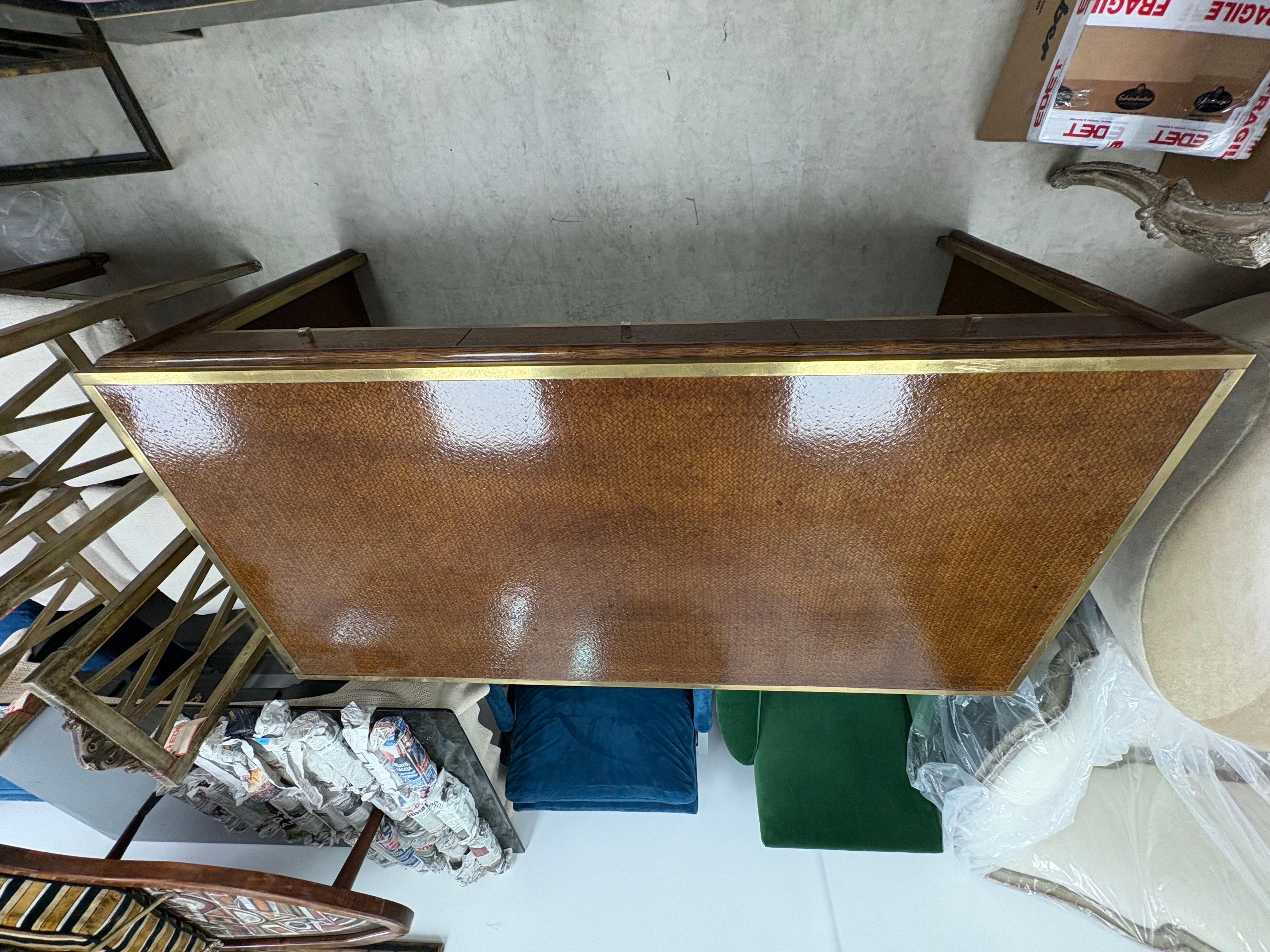 Late 20th Century Italian Modern Desk Designed By Sandro Petti For Sale