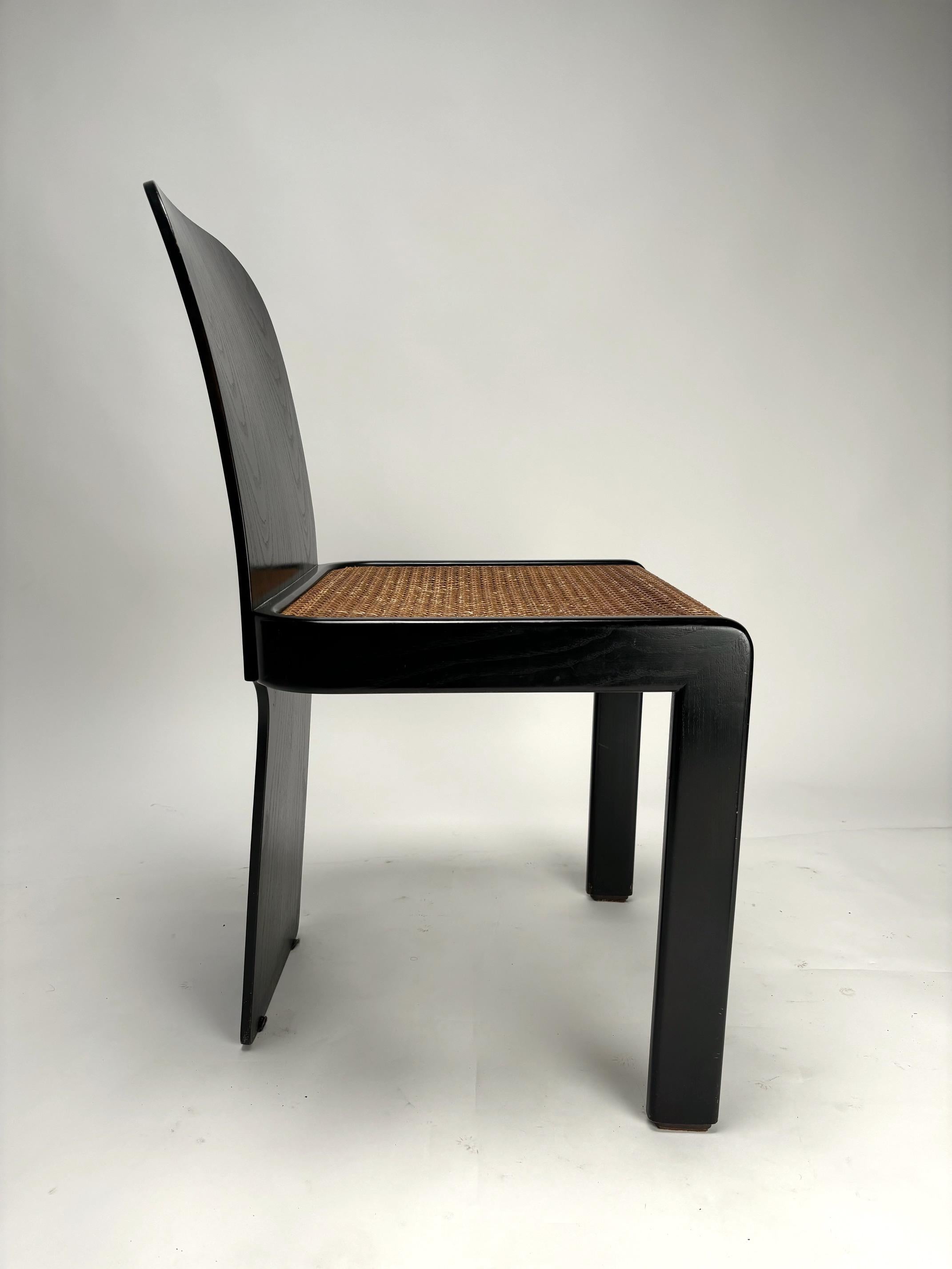 Sillas de comedor modernas italianas de Pierluigi Molinari para Pozzi Milano, Italia Años 70 Moderno de mediados de siglo en venta