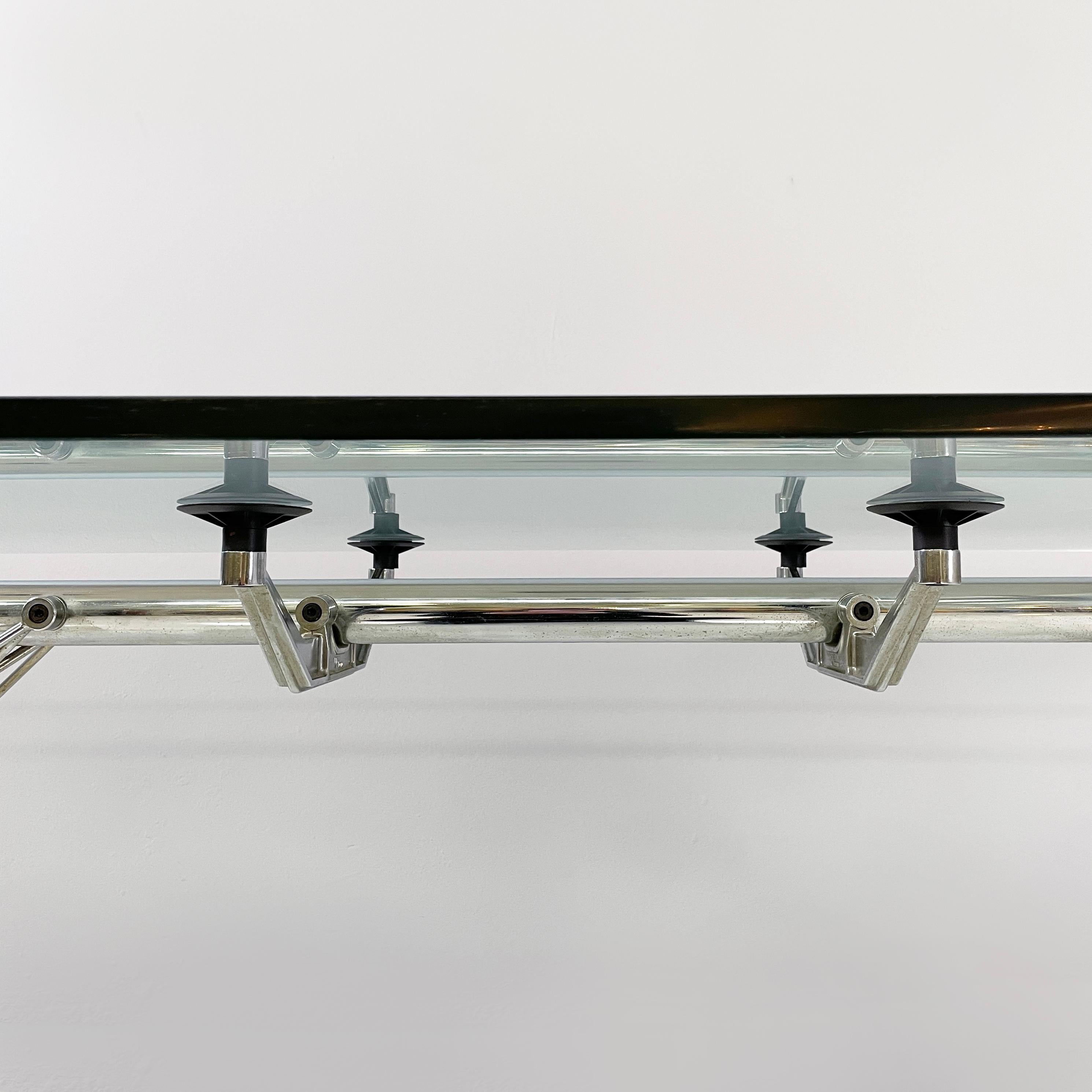 Italian modern Dining or desk table Nomos by Norman Foster for Tecno, 1970s For Sale 6
