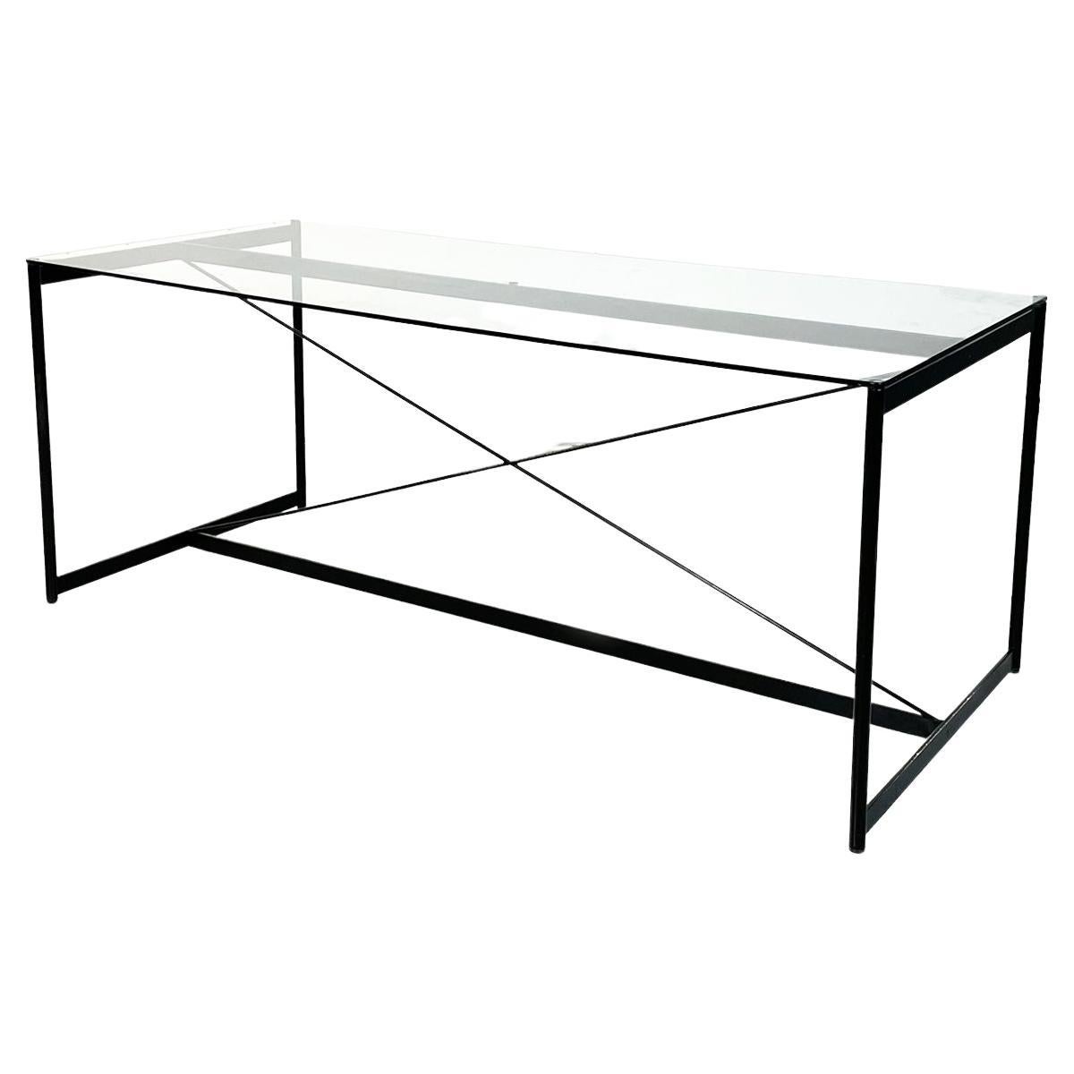 Italian Bauhaus Modern Dining Table Asnago by Mario Asnago for Pallucco, 1990s For Sale