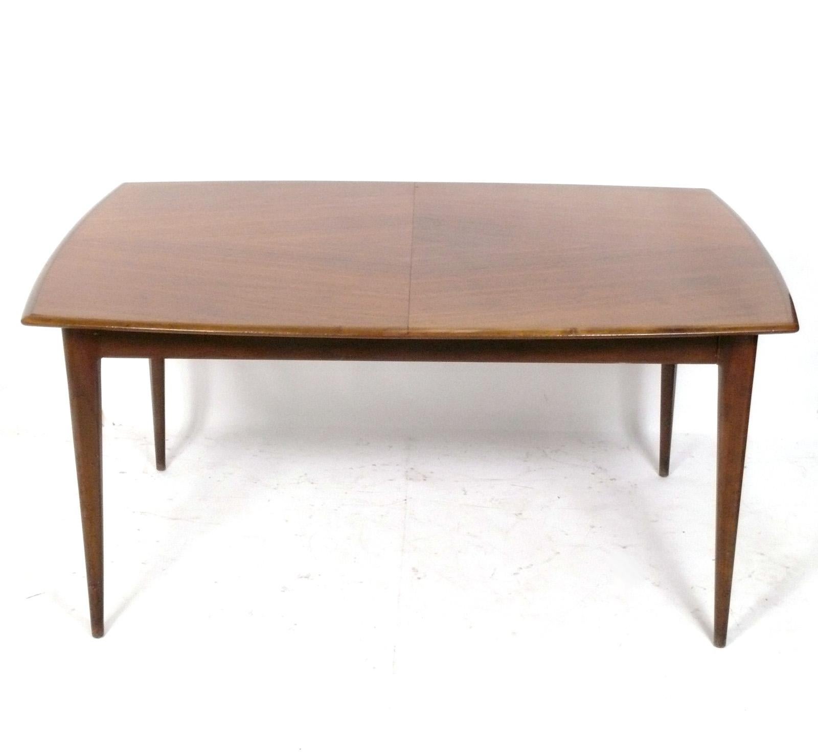 Mid-Century Modern Table de salle à manger moderne italienne de Bertha Schaefer pour Singer and Sons en vente
