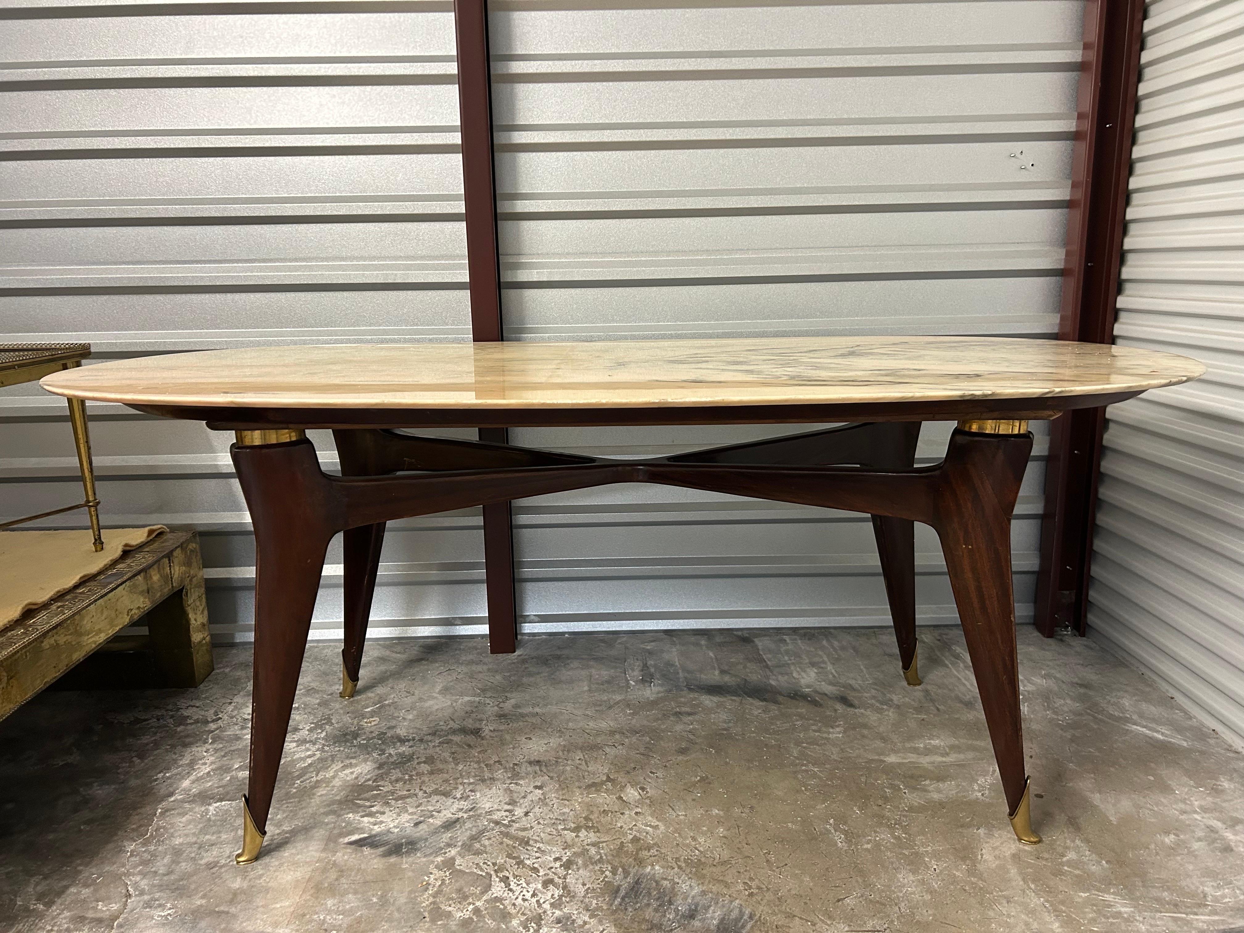 Table de salle à manger italienne par Ico Parisi en vente 7