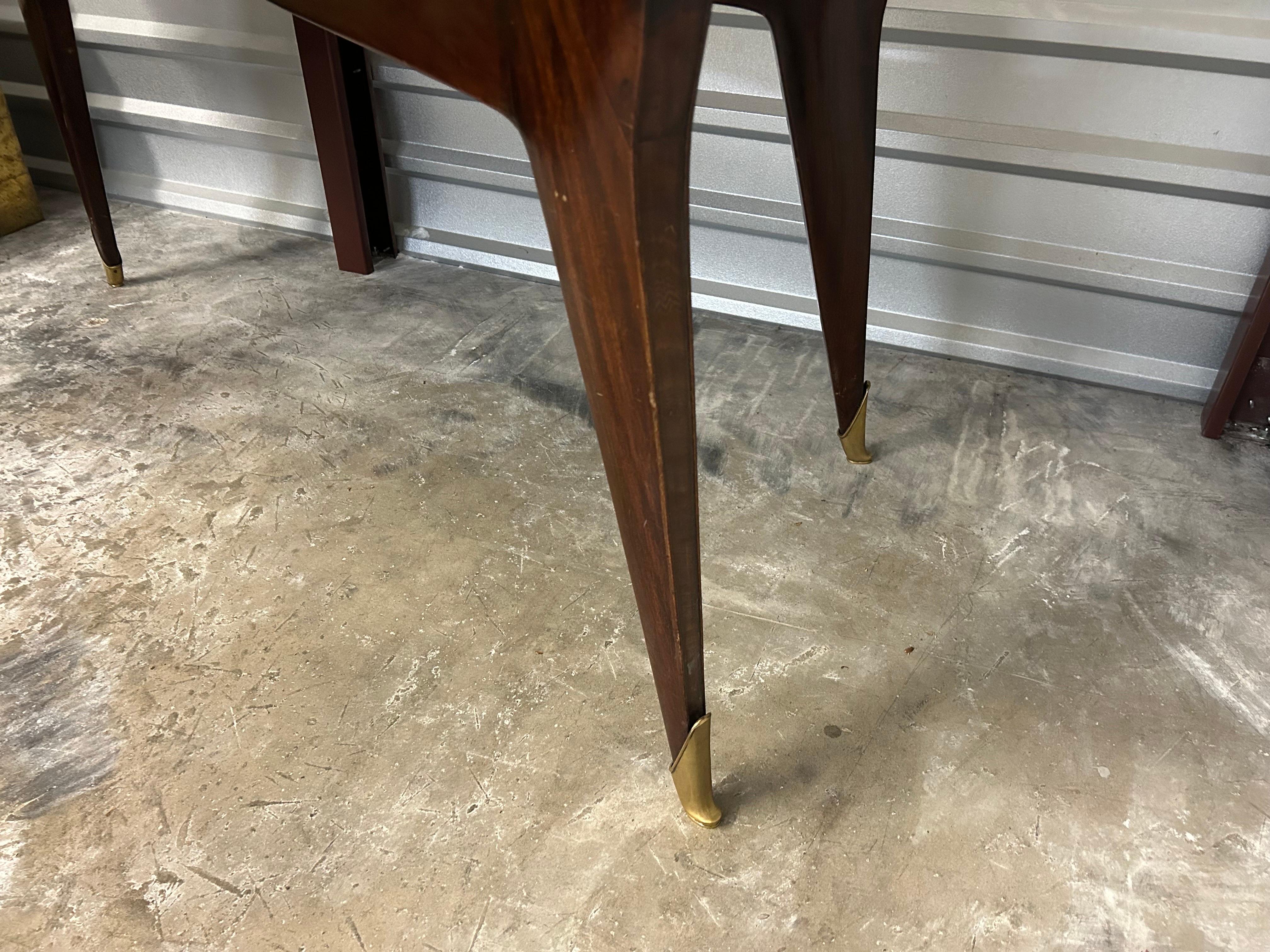 Bronze Table de salle à manger italienne par Ico Parisi en vente