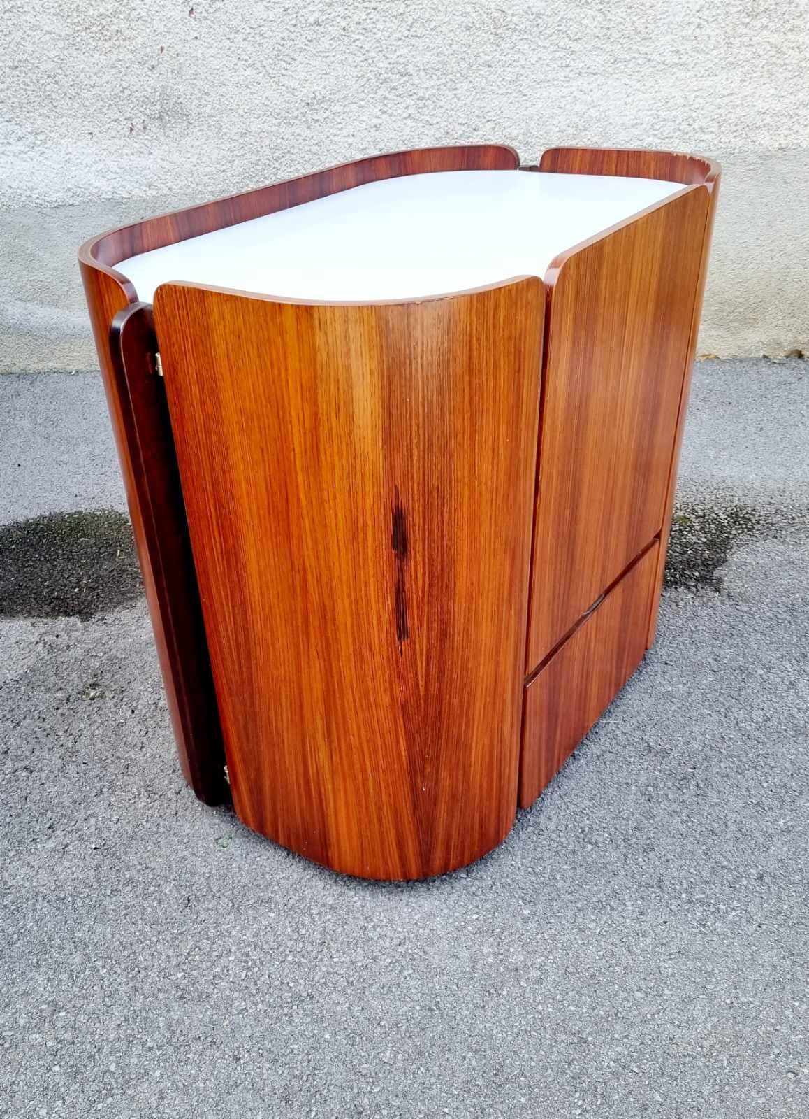 Moderner italienischer Barwagen im modernen Stil von Carlo De Carli für Fiarm Scorze, Italien, 1960er Jahre im Angebot 3