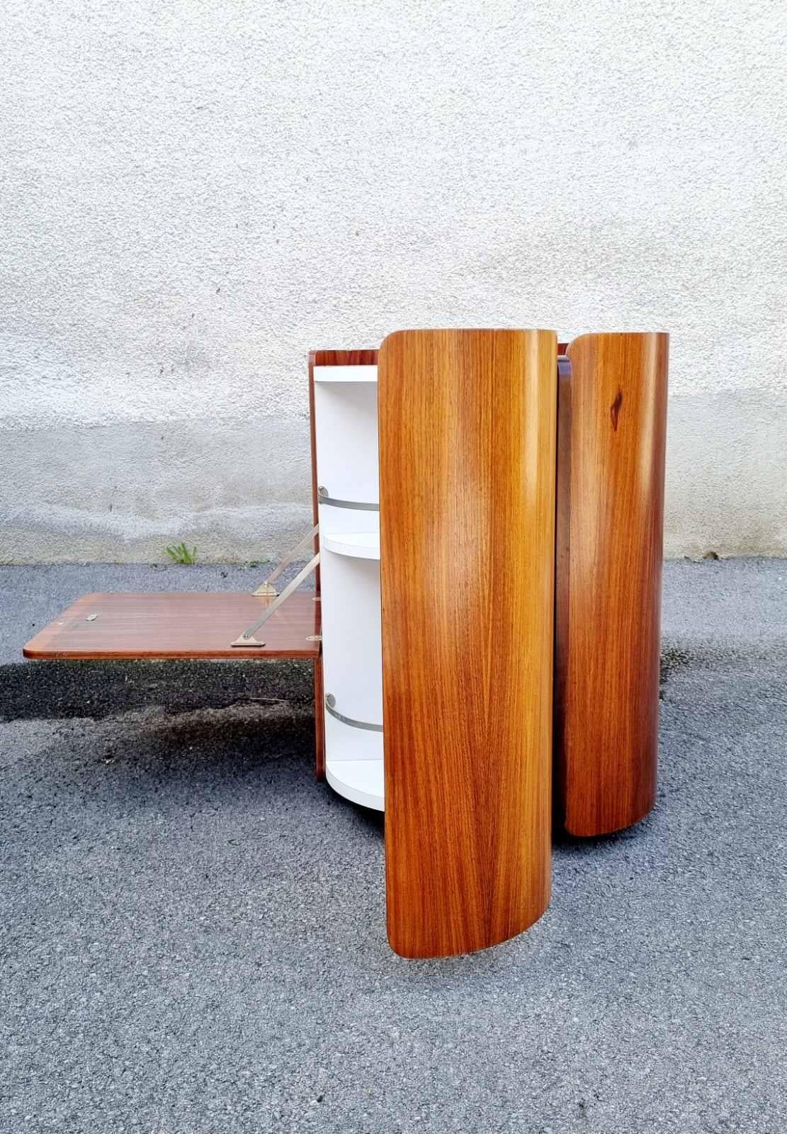 Moderner italienischer Barwagen im modernen Stil von Carlo De Carli für Fiarm Scorze, Italien, 1960er Jahre (Mitte des 20. Jahrhunderts) im Angebot