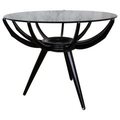Italian Modern Ebonized Coffee Table