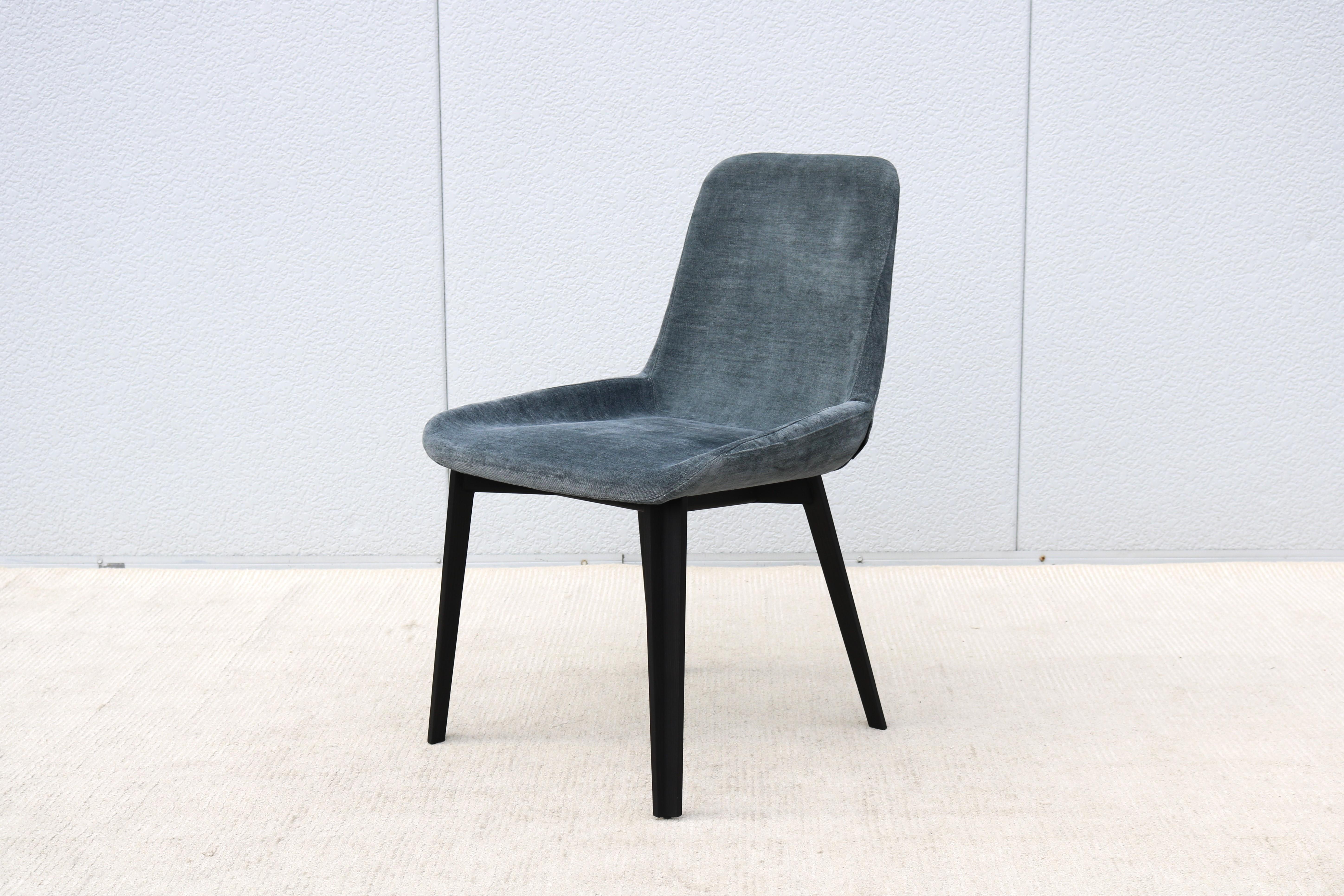 Stained Italian Modern Emanuel Gargano and Anton Cristell for Amura Panis Dining Chair For Sale