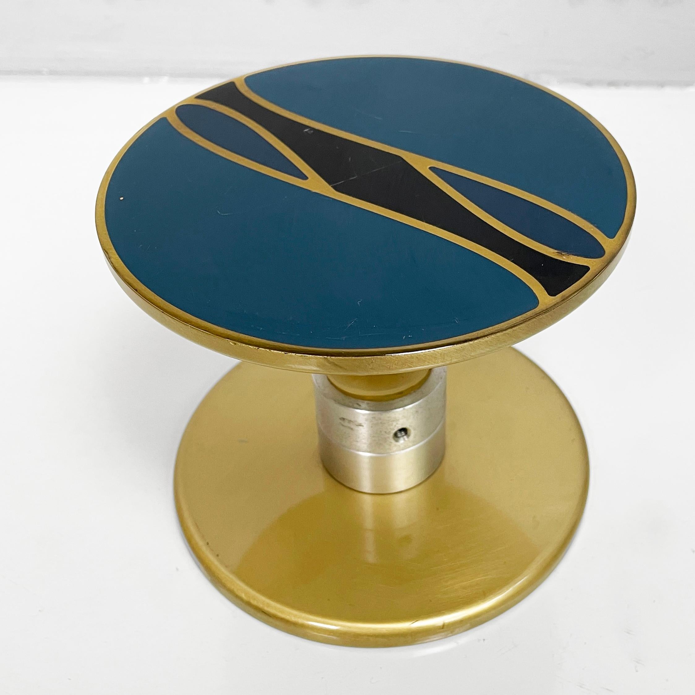 Maniglie moderne italiane in alluminio smaltato di Goffredo Reggiani, anni '70 In condizioni discrete in vendita a MIlano, IT