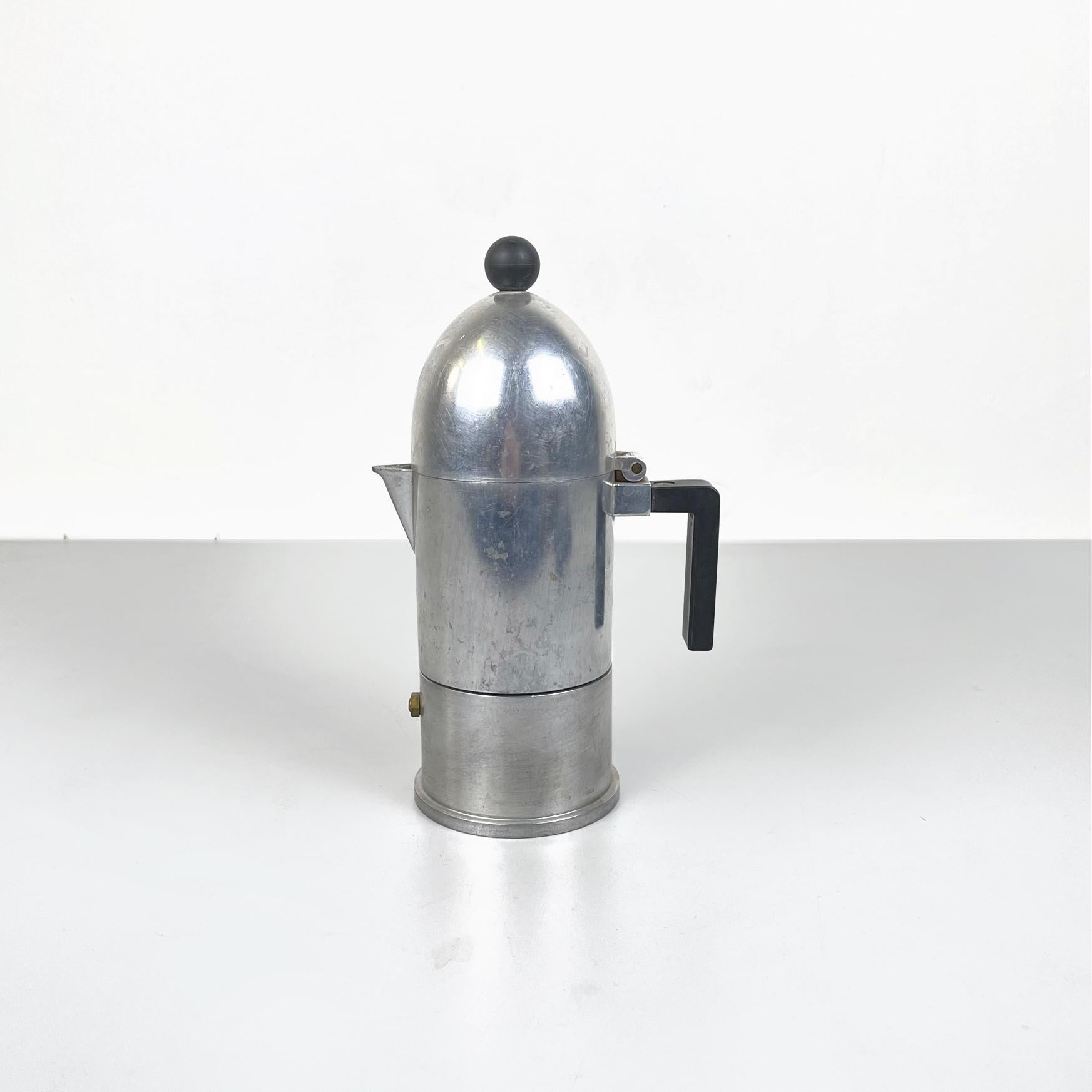 Late 20th Century Italian Modern Espresso Coffee Maker La Cupola by Aldo Rossi for Alessi, 1990s For Sale