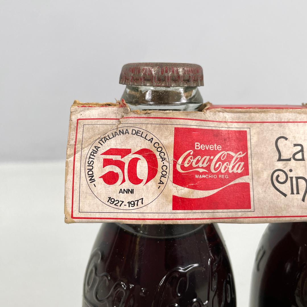 Metallo Bottiglie italiane moderne per il cinquantesimo anniversario della Coca-Cola, 1977
