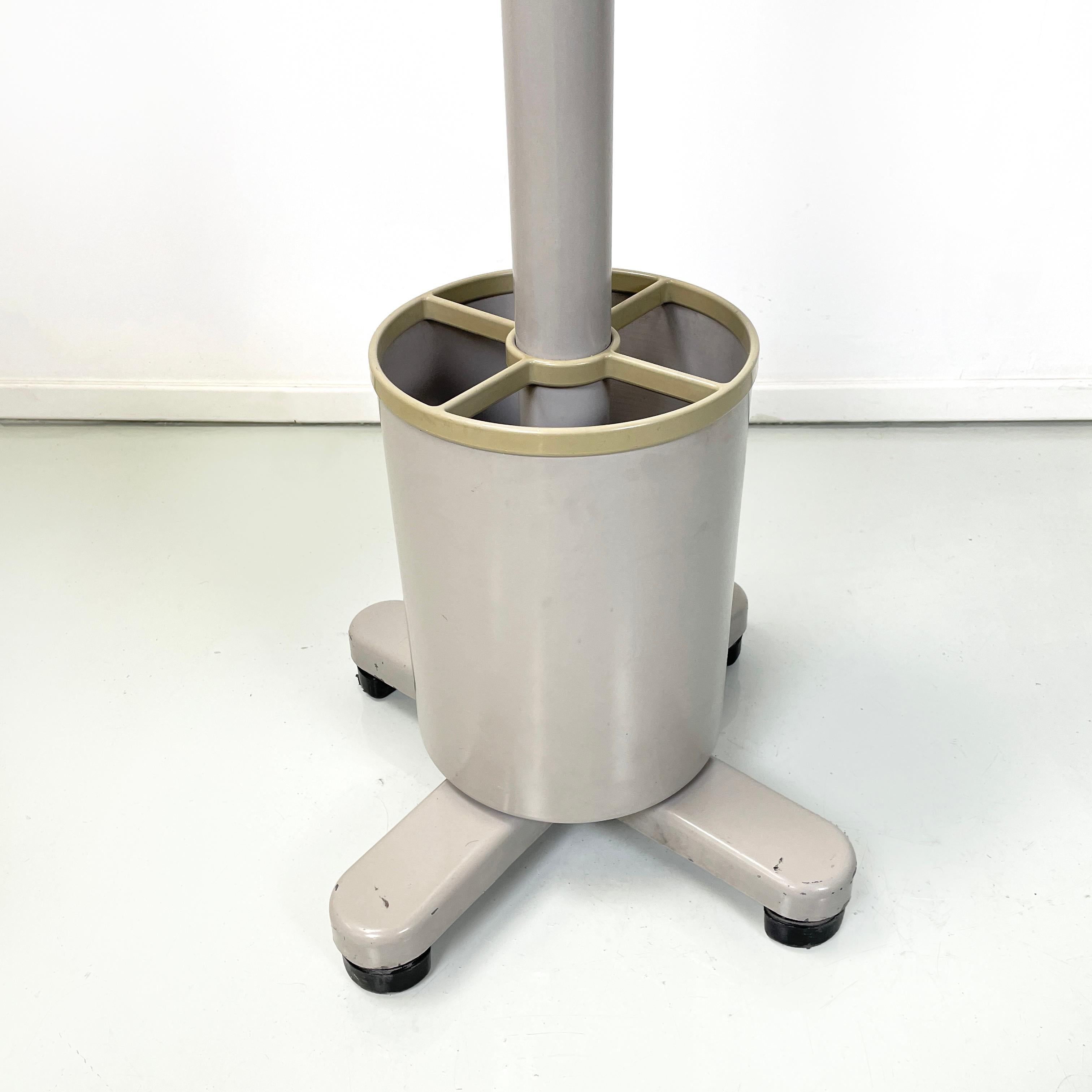 Italian modern floor coat hanger Synthesis 45 umbrella stand by Sottsass, 1990s For Sale 4