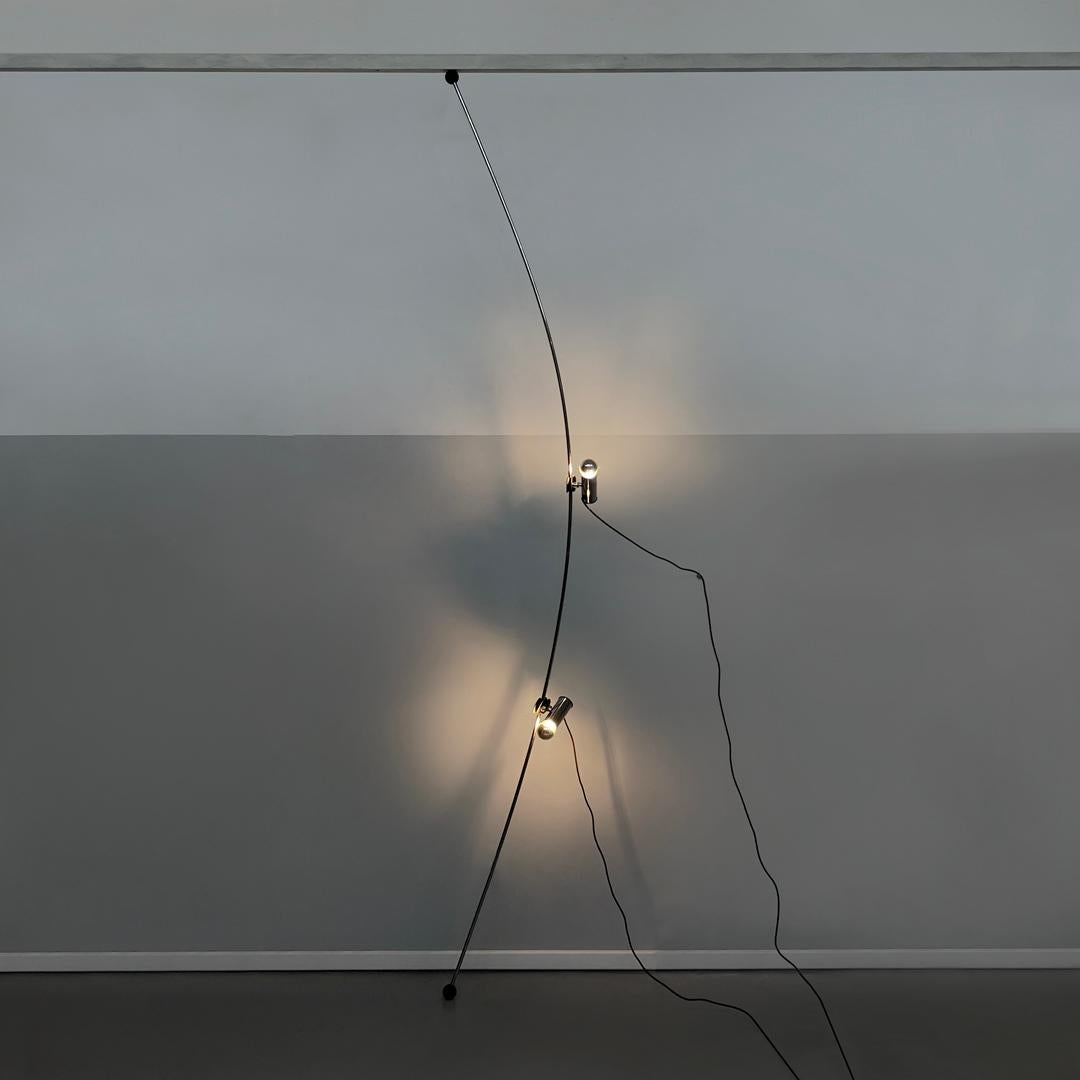 Lámpara de pie moderna italiana Molla Cesare Leonardi Franca Stagi para Lumenform Años 70 Moderno en venta