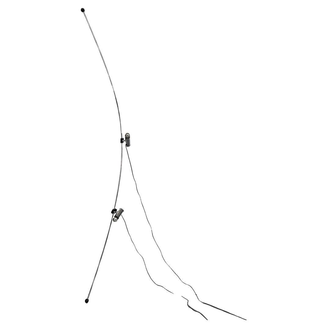 Moderne italienische Stehlampe, Molla Cesare Leonardi Franca Stagi für Lumenform, 1970er Jahre