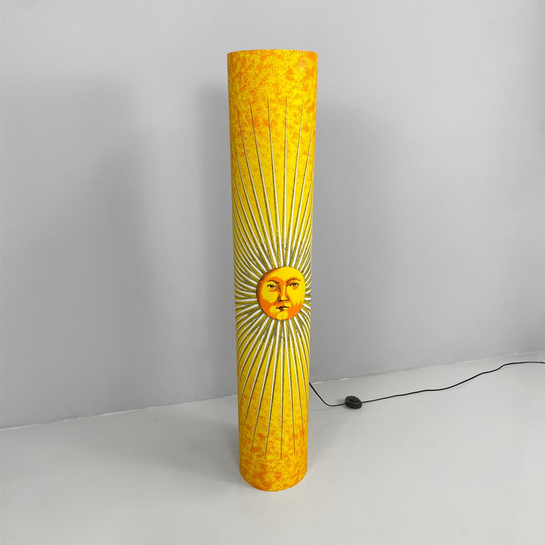 Lampadaire moderne italien Sole Piero Fornasetti Antonangeli Illuminazione, années 1990 en vente 2