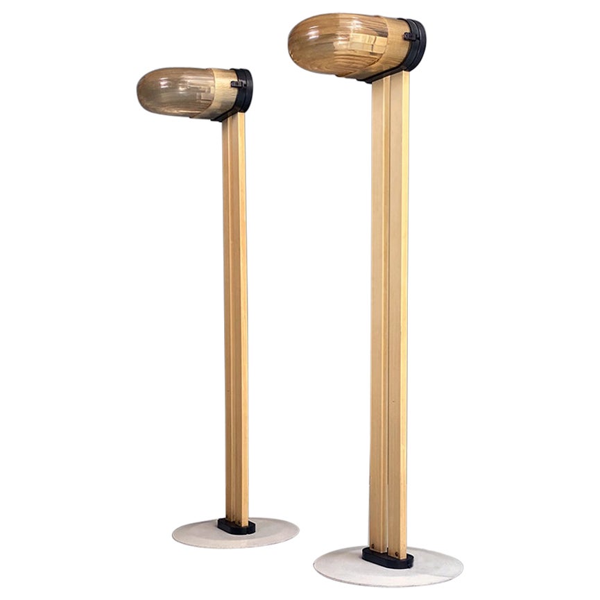 Italian Modern Floor Lamps by Boccato, Gigante and Zambusi for Zerbetto, 1980s