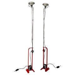 Italian modern floor lamps Toio by Achille Pier Giacomo Castiglioni Flos, 1970s