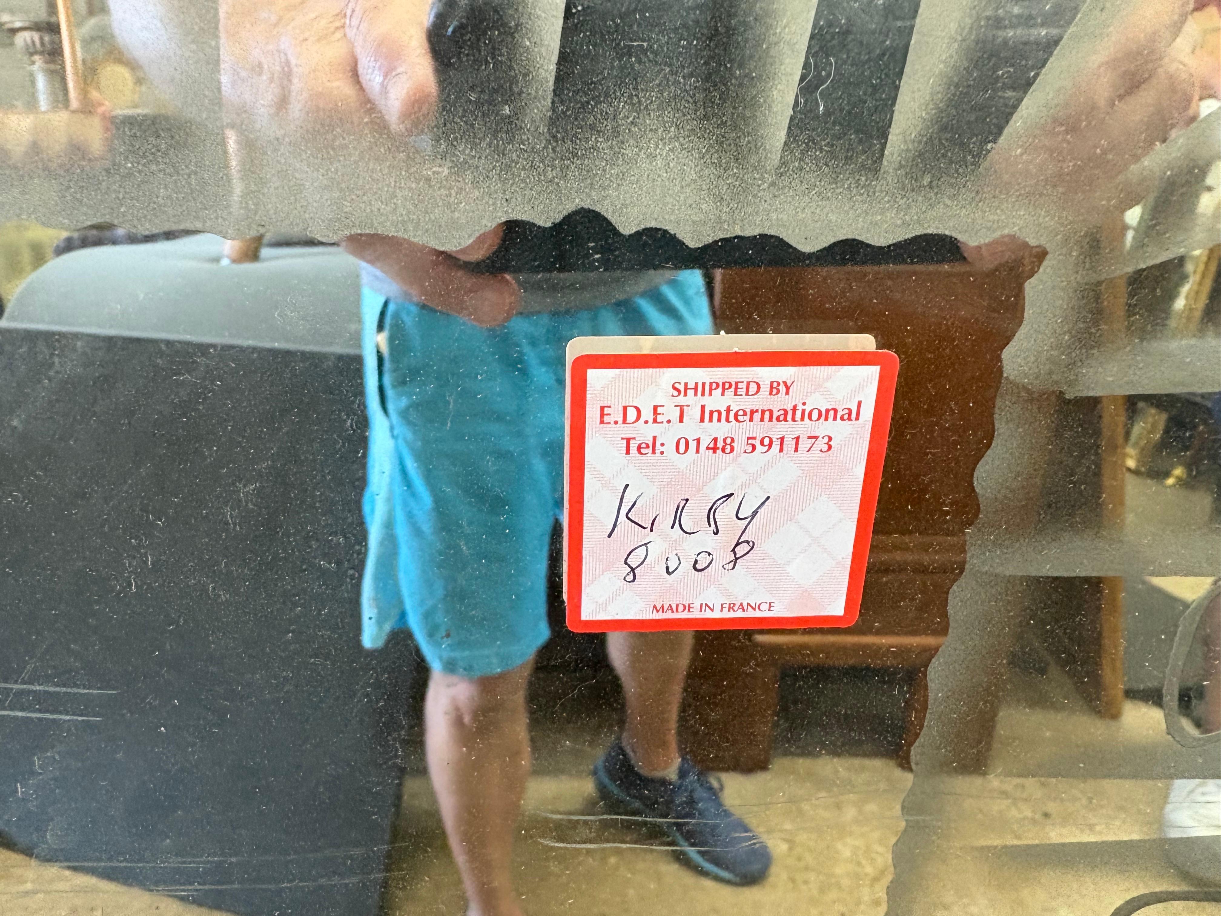 Italian Modern Fontana Arte Attributed Mirror en vente 5