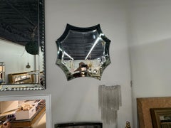 Italian Modern Fontana Arte Inspired Beveled Star Mirror