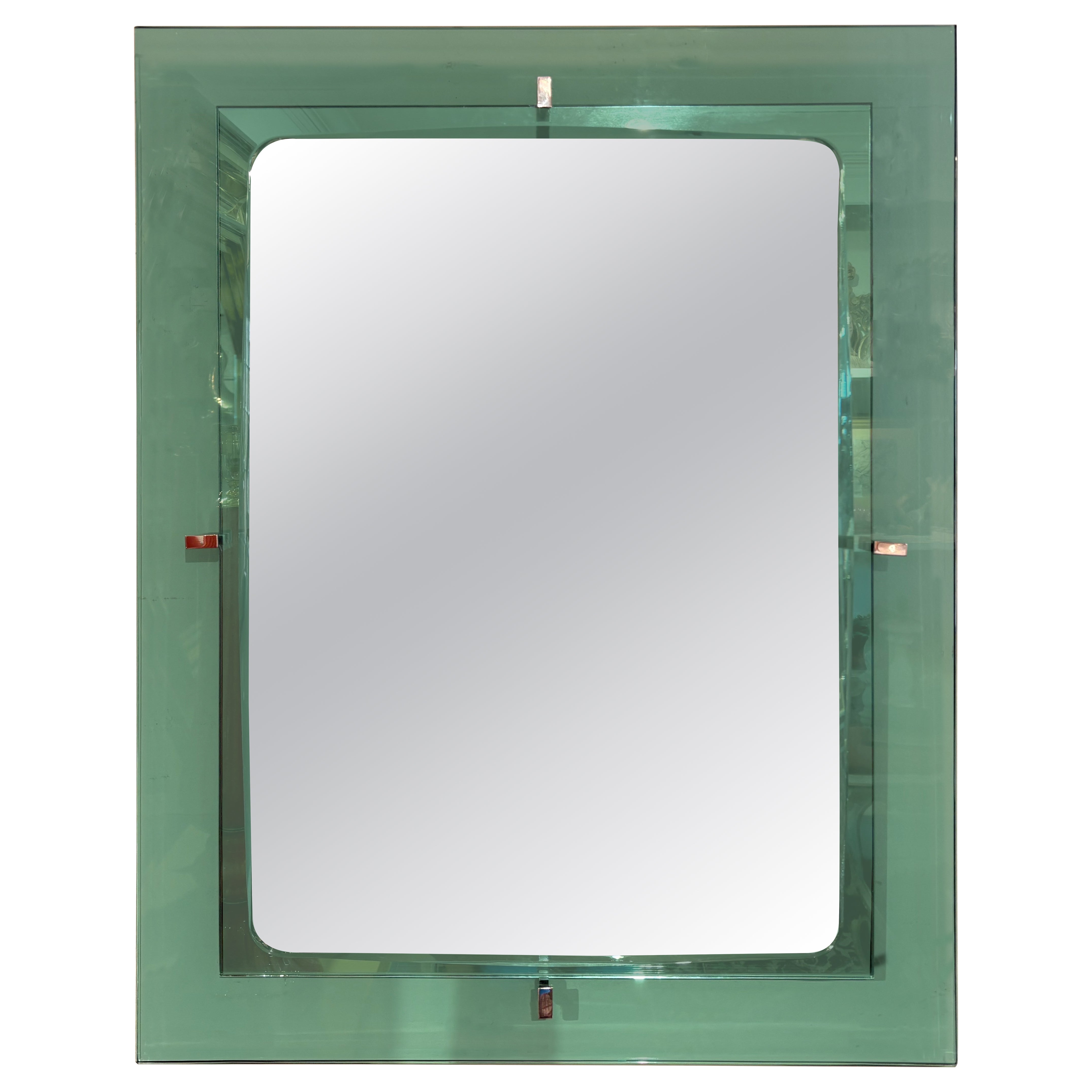 Italian Modern Fontana Arte Inspired Mirror