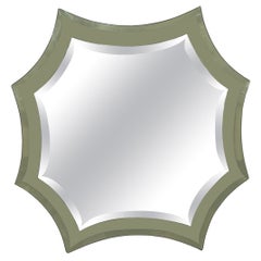 Specchio a stella smussato di ispirazione italiana moderna di Fontana Arte