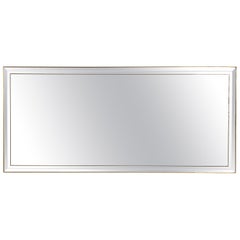 Specchio smussato moderno italiano in stile Fontana Arte