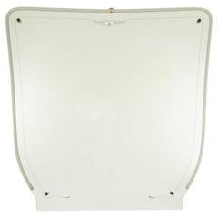 Miroir gravé italien moderne de style Fontana Arte