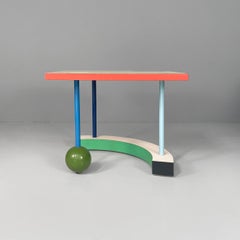 Italian modern formica coffe table Hollywood by Peter Shire for Memphis, 1983