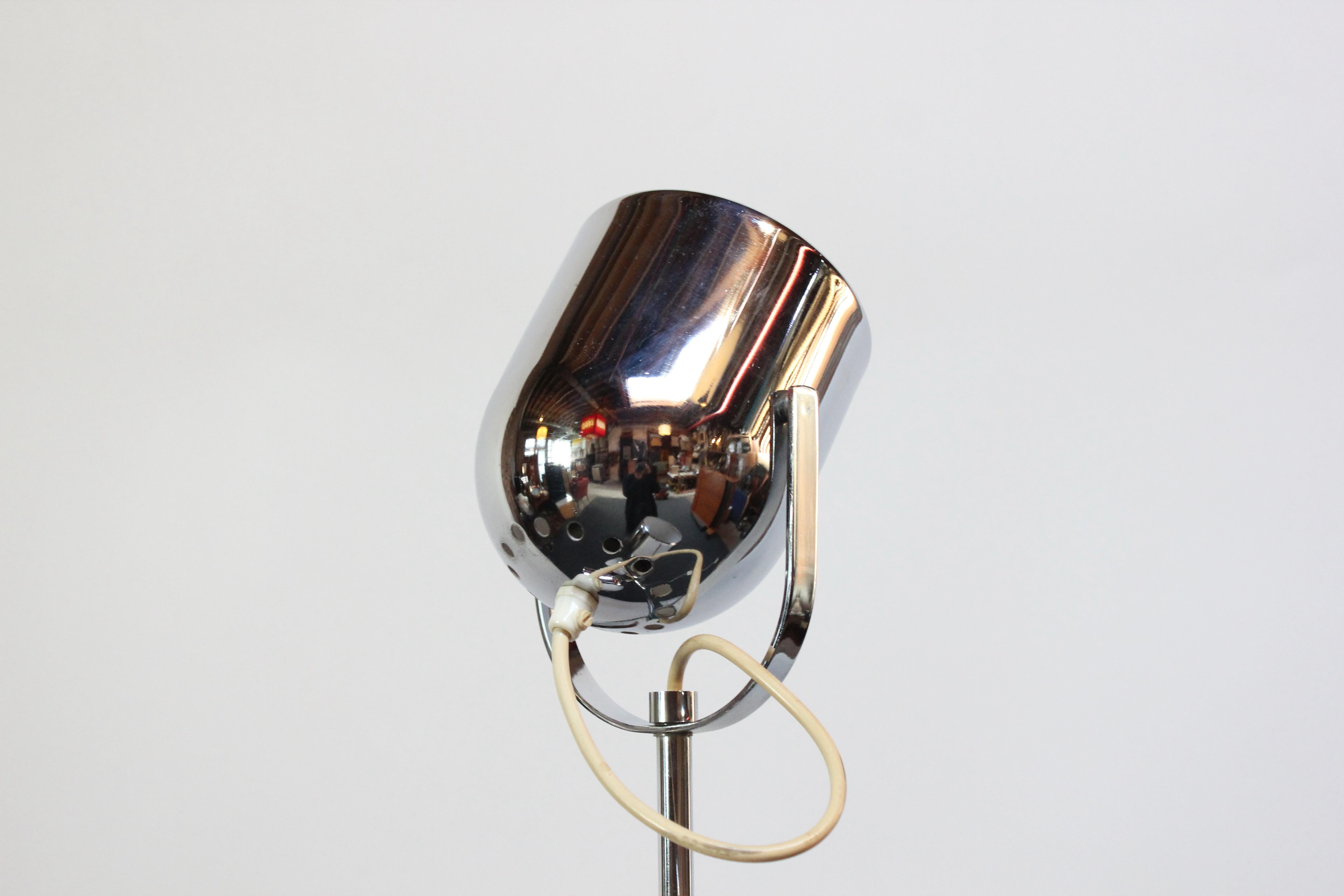 Italian Modern Four-Fixture Chrome Floor Lamp by Reggiani 4