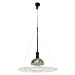 Italienischer moderner Frisbi 850-Kronleuchter von Achille Castiglioni für Flos, 1970er Jahre
