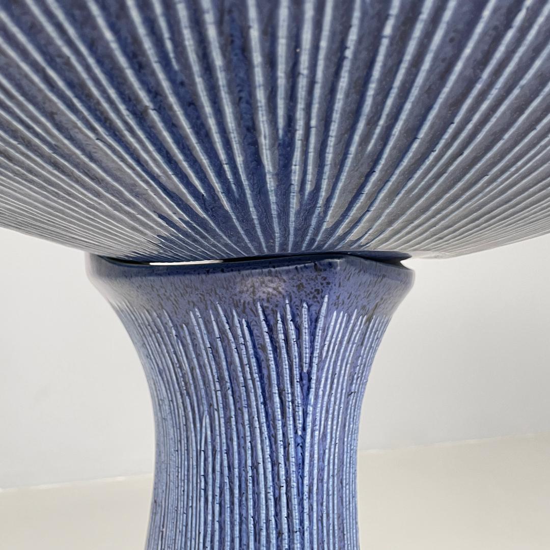 Italienischer moderner blauer Gardena-Keramikgefäß aus Keramik von Antonia Campi Richard Ginori, 1970er Jahre im Angebot 10