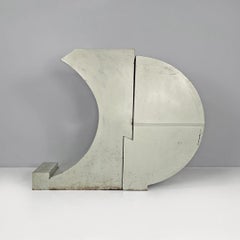 Italian modern geometric metal sculpture by Edmondo Cirillo, 1970s