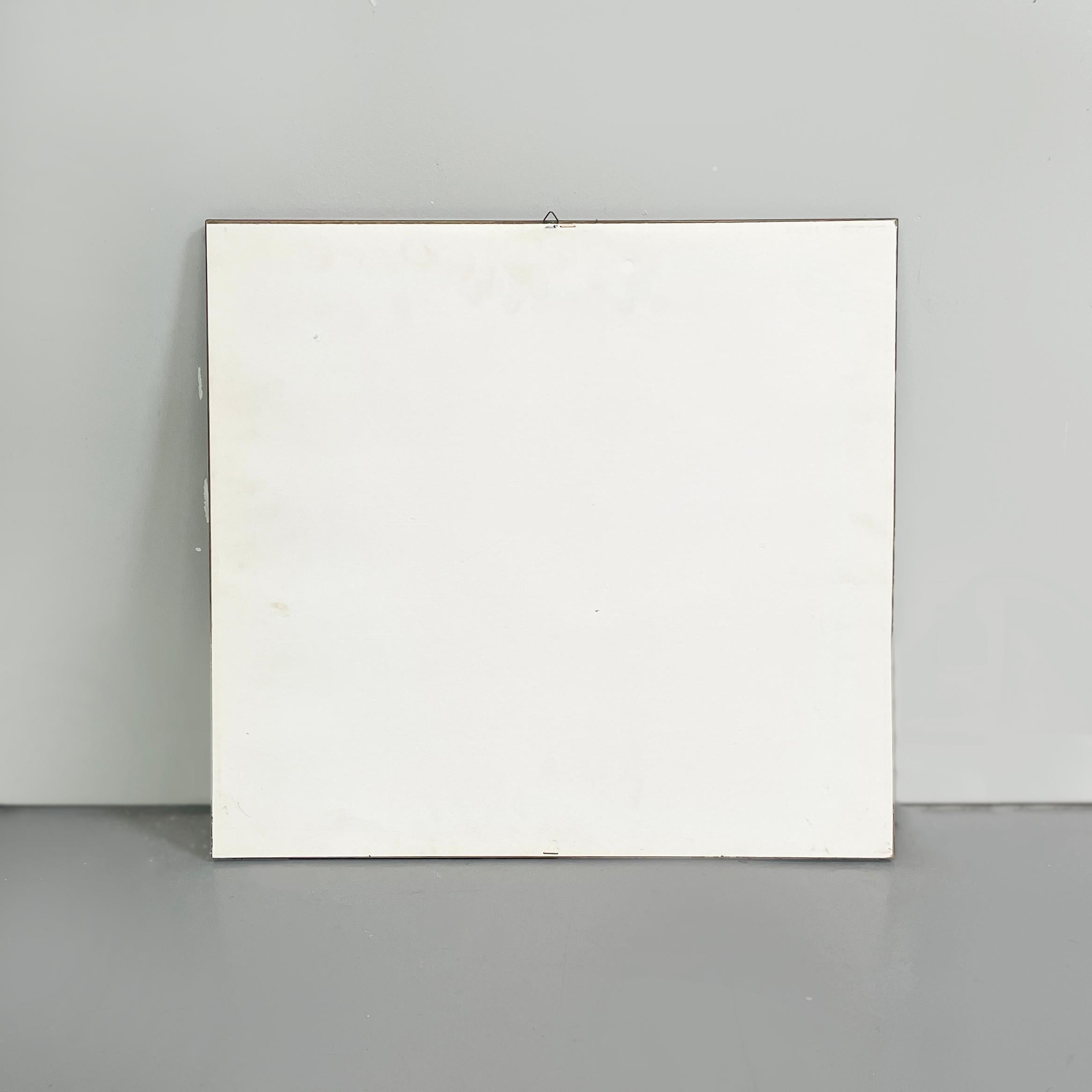 Italienisches modernes geometrisches und abstraktes Gemälde auf Papier, modern, 1990er Jahre im Angebot 7