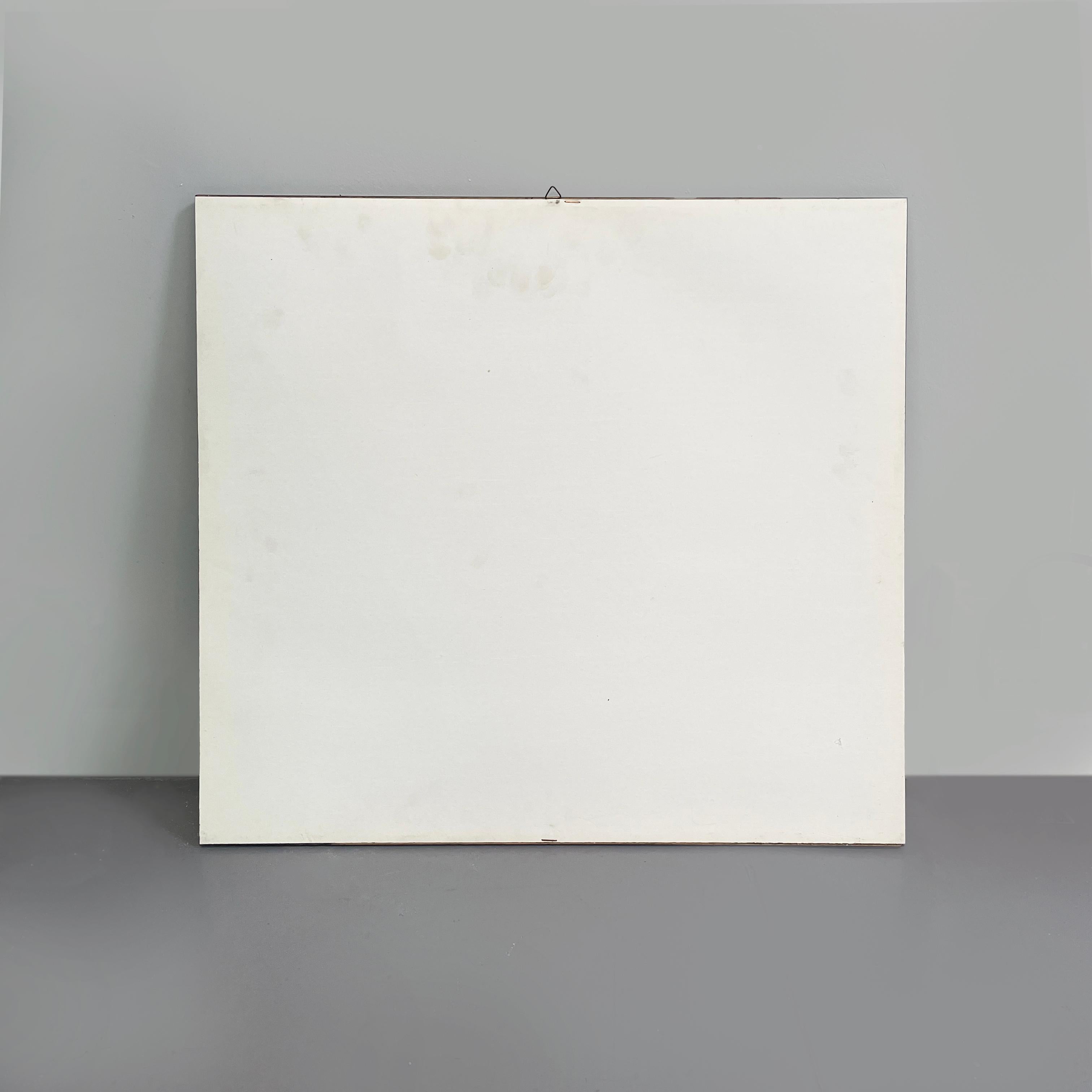 Italiano moderno Pintura geométrica y abstracta sobre papel, años 90 en venta 9