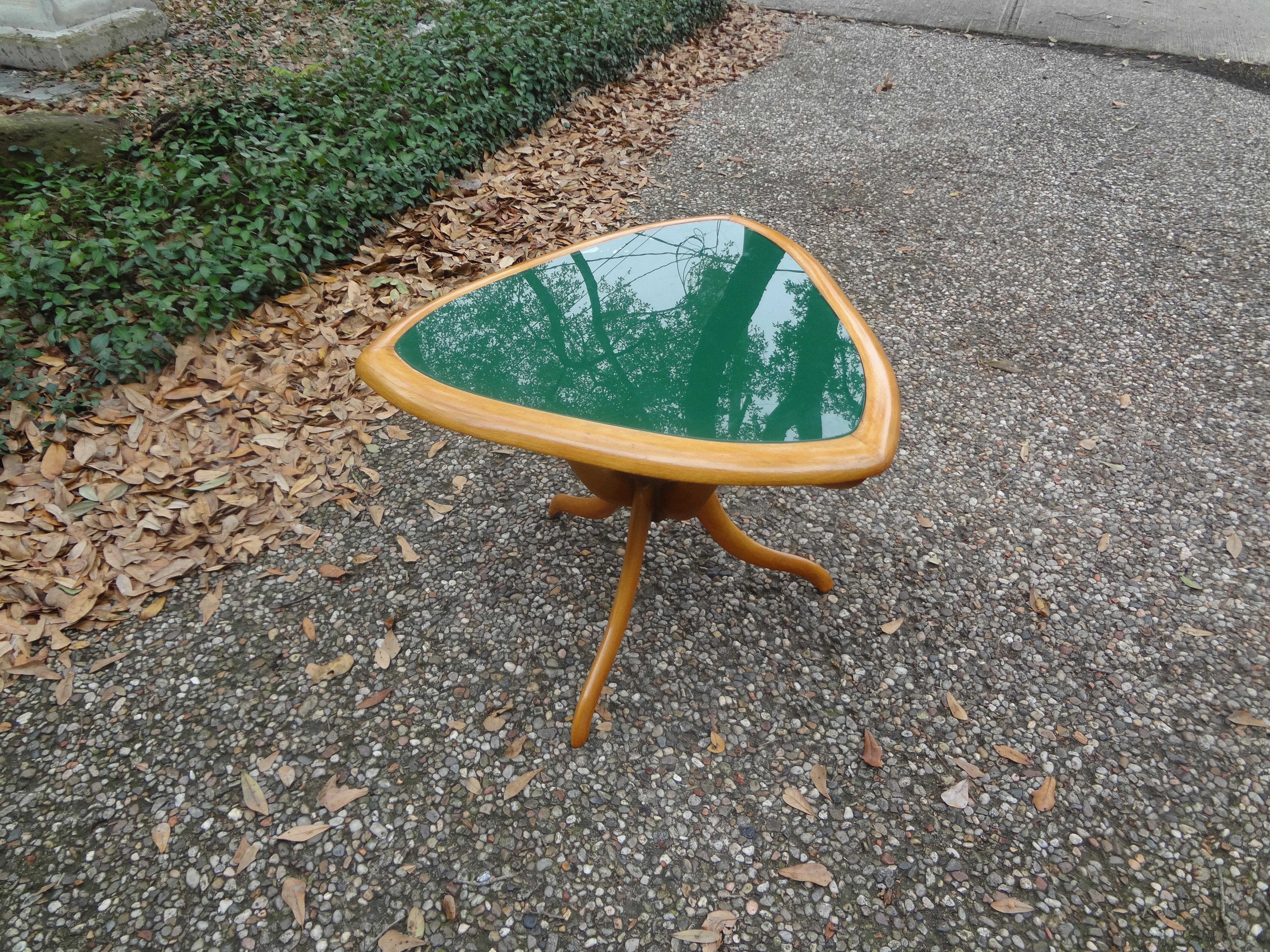 Italian Modern Gio Ponti Inspired Table For Sale 4