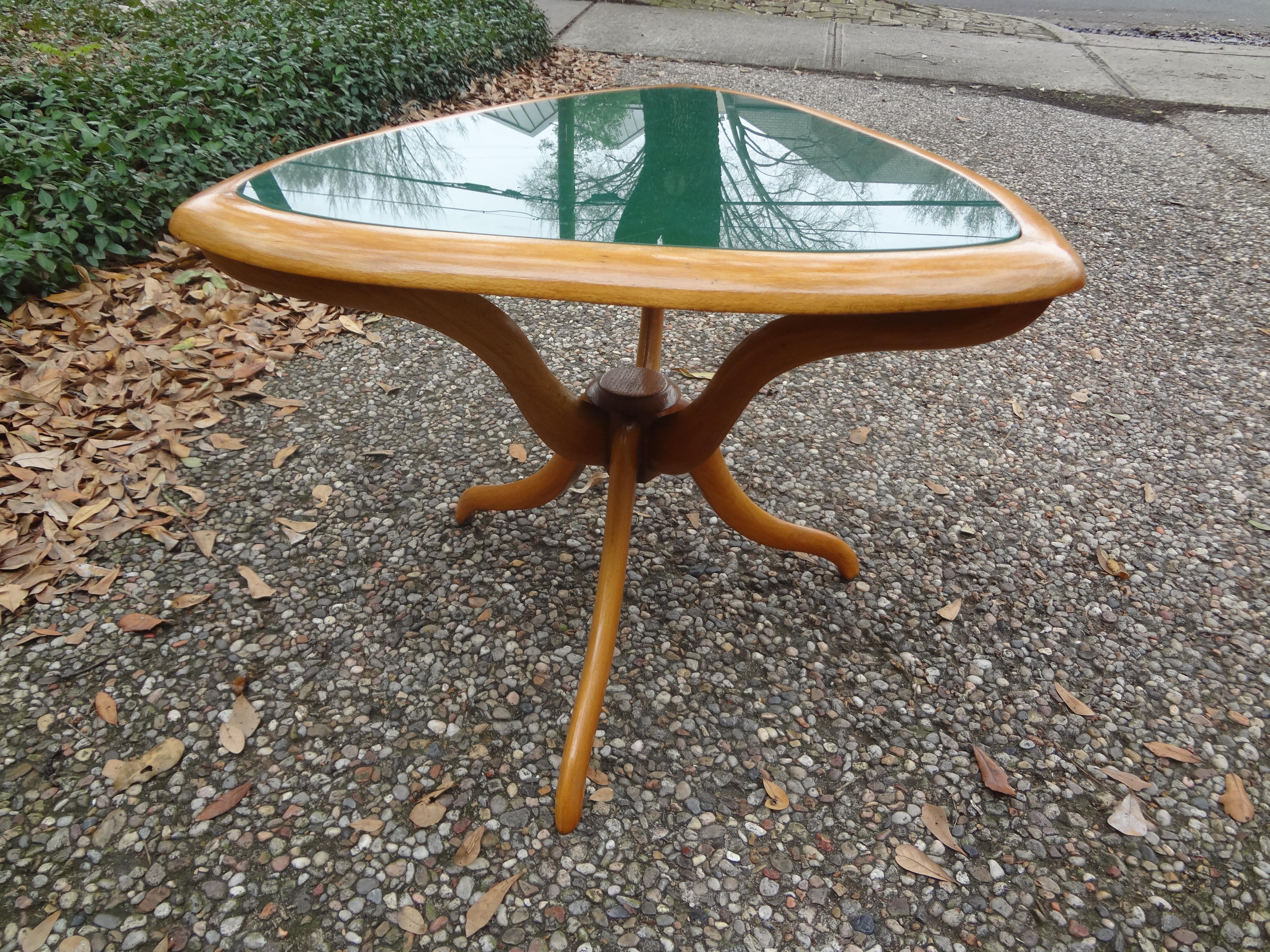 Italian Modern Gio Ponti Inspired Table For Sale 3