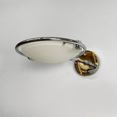 Moderne italienische Wandleuchte aus Glas und Metall Nobi von Fontana Arte, 1990er Jahre