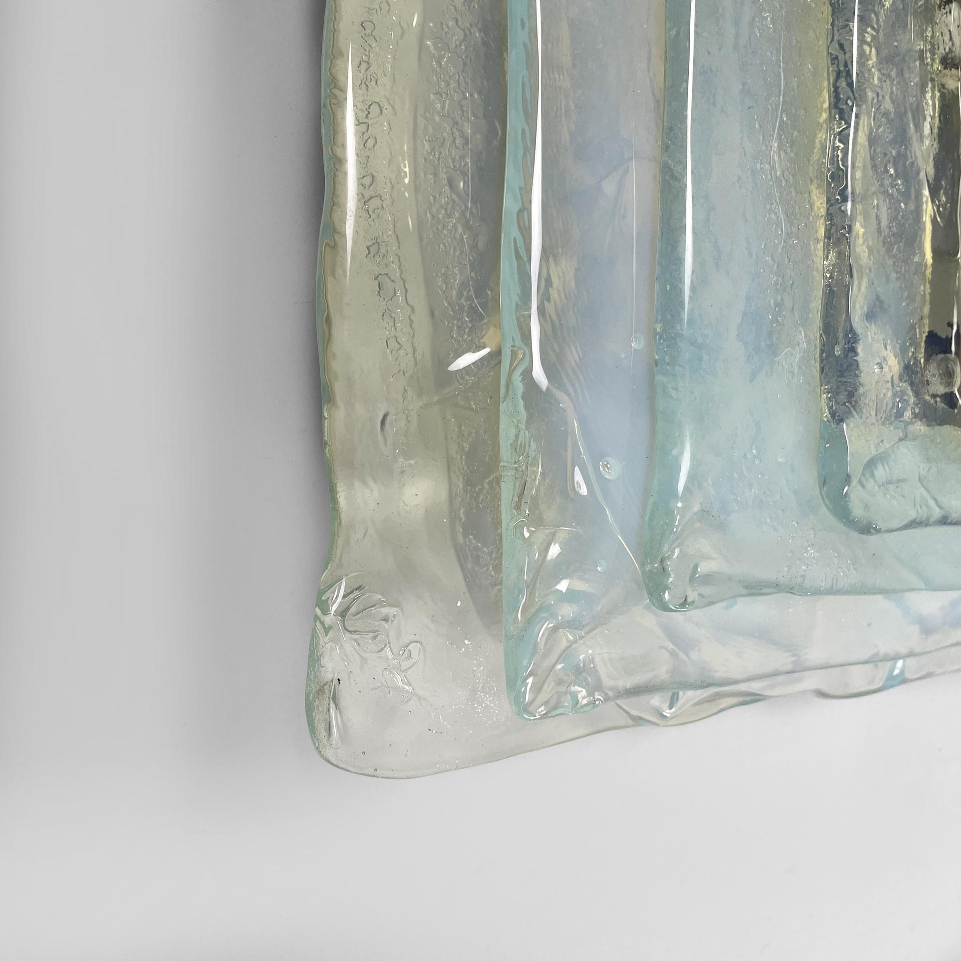 Appliques modernes italiennes en verre et métal par Carlo Nason, 1970 en vente 9