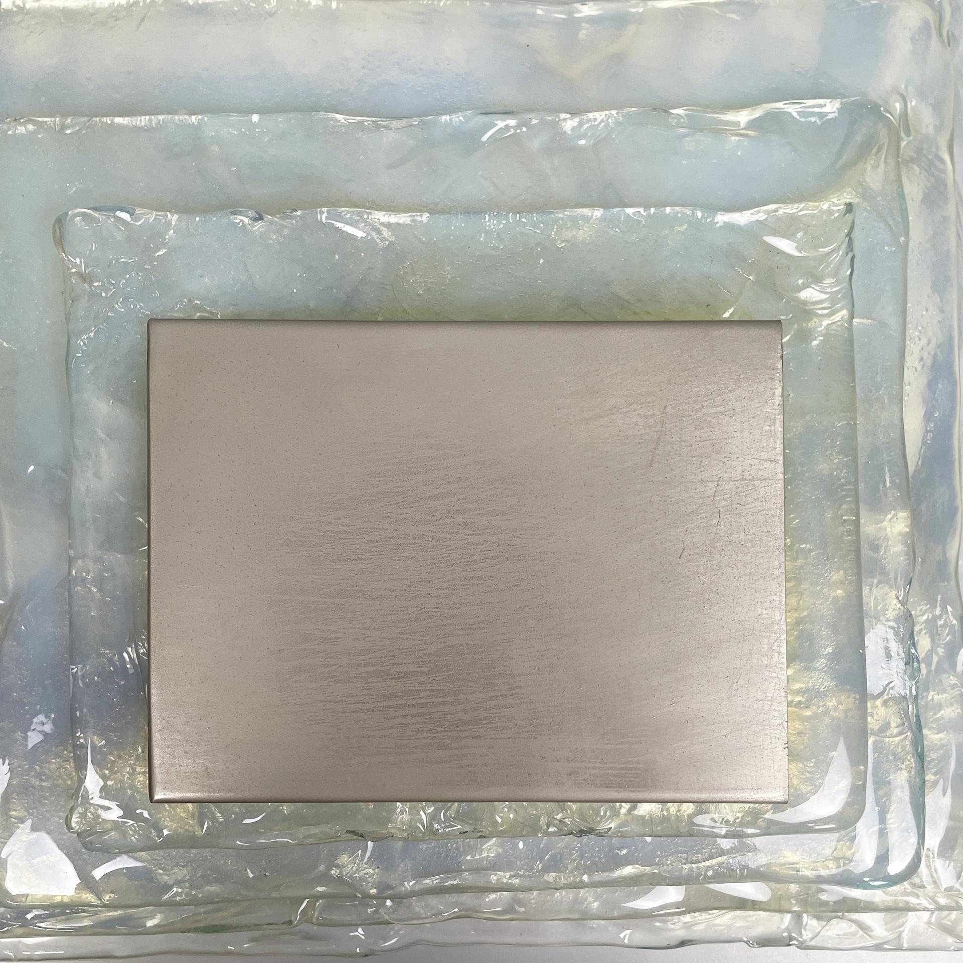 Appliques modernes italiennes en verre et métal par Carlo Nason, 1970 en vente 1