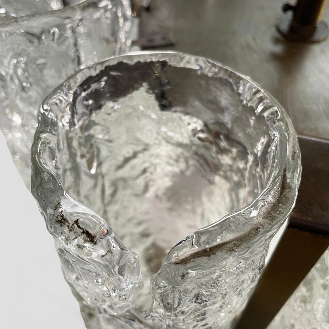Lustre moderne italien en verre par Carlo Nason pour Mazzega, 1970 en vente 13