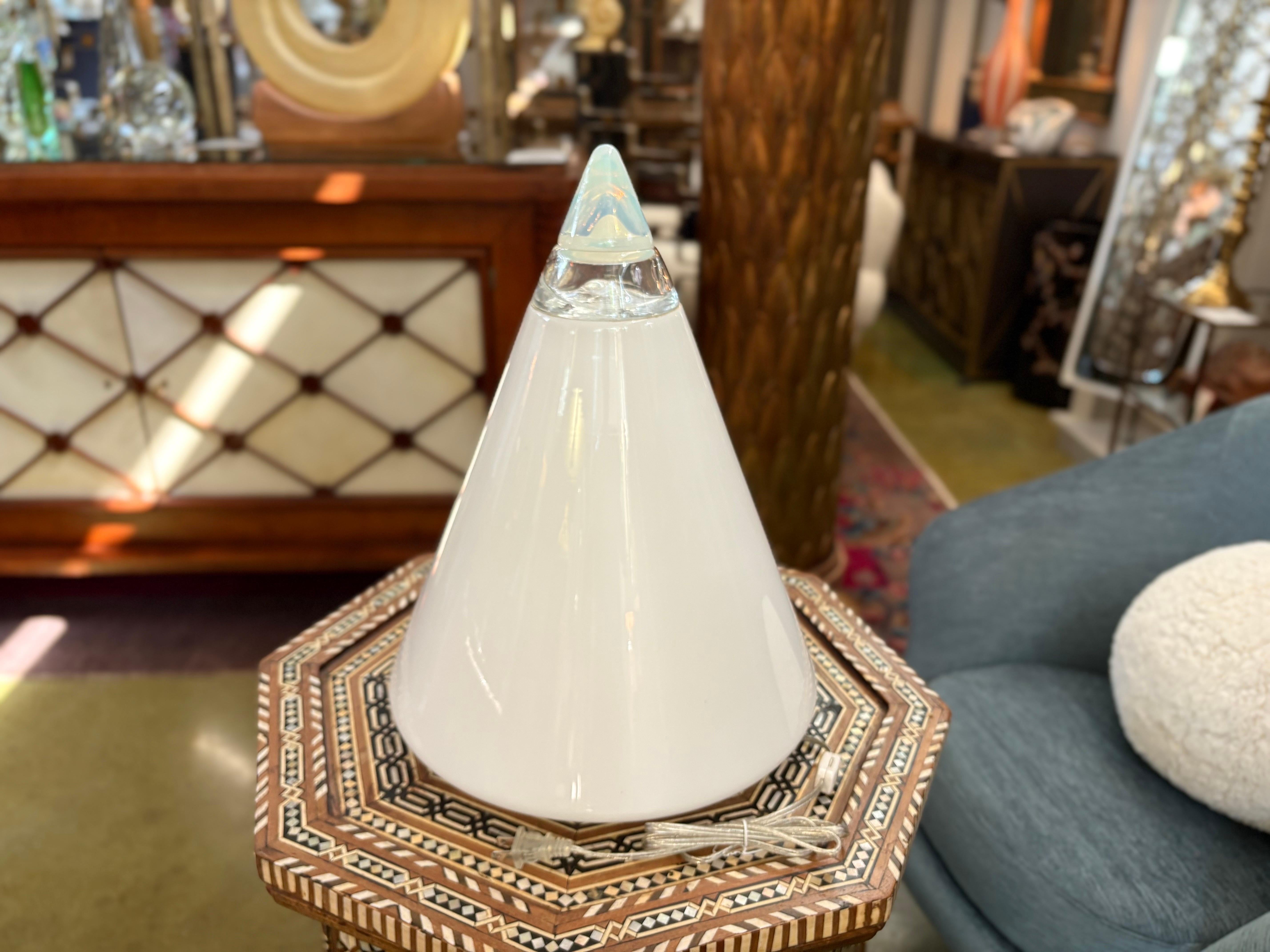 Lampe italienne moderne en verre, Design/One, Giusto Toso Bon état - En vente à Houston, TX