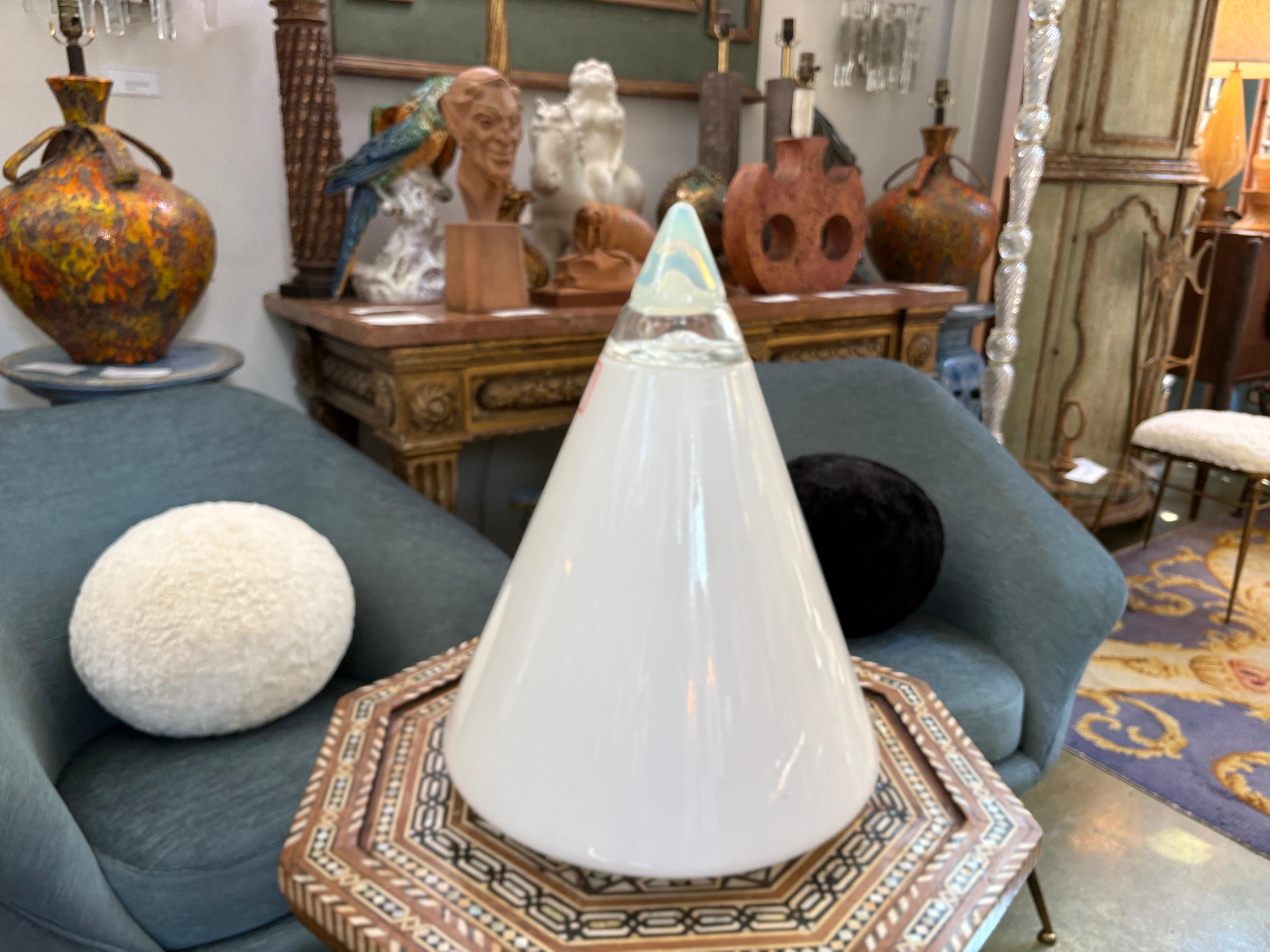 Lampe italienne moderne en verre, Design/One, Giusto Toso en vente 1