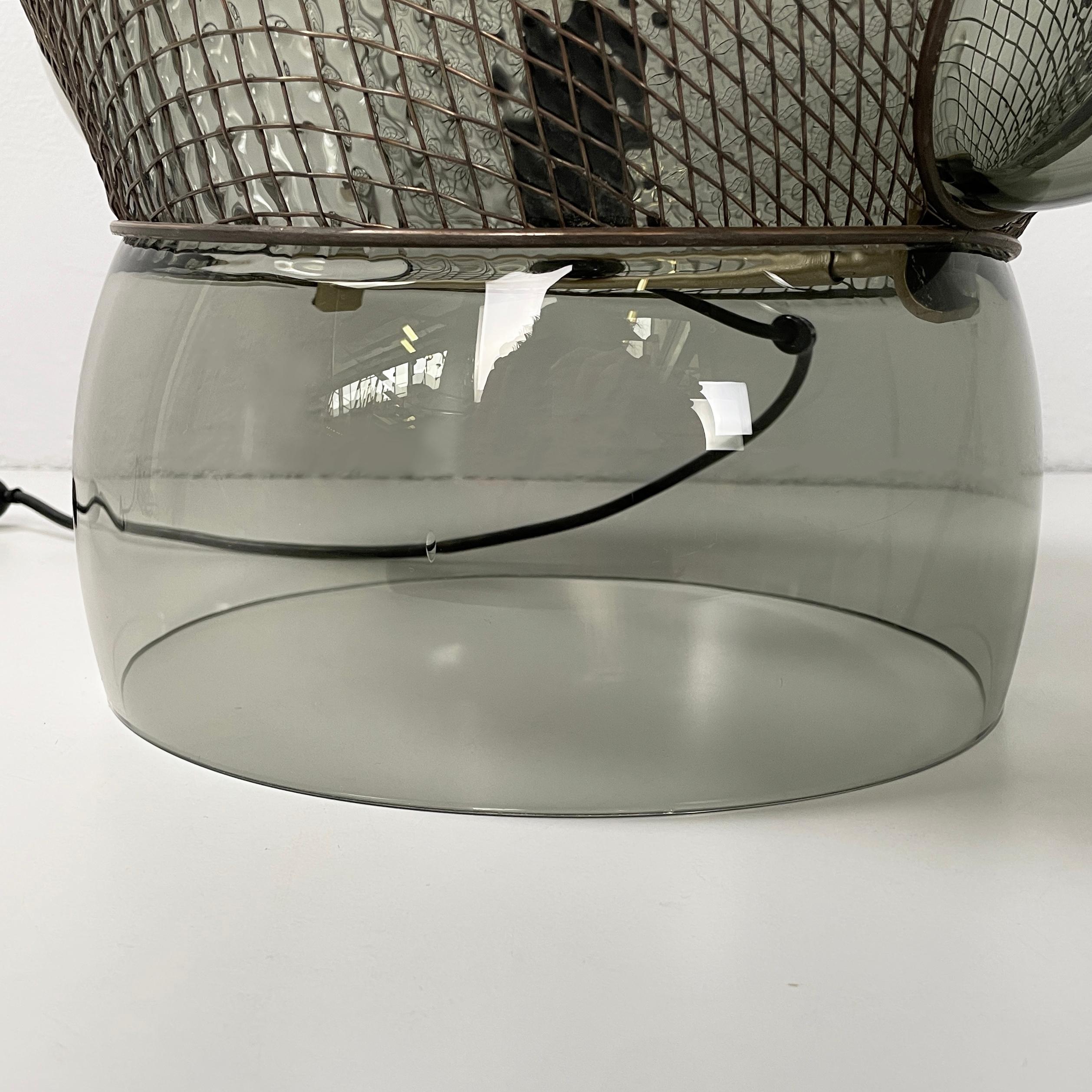 Moderne italienische Tischlampe aus Glasstahl Patroclo aus Glas von Gae Aulenti für Artemide, 1970 im Angebot 8