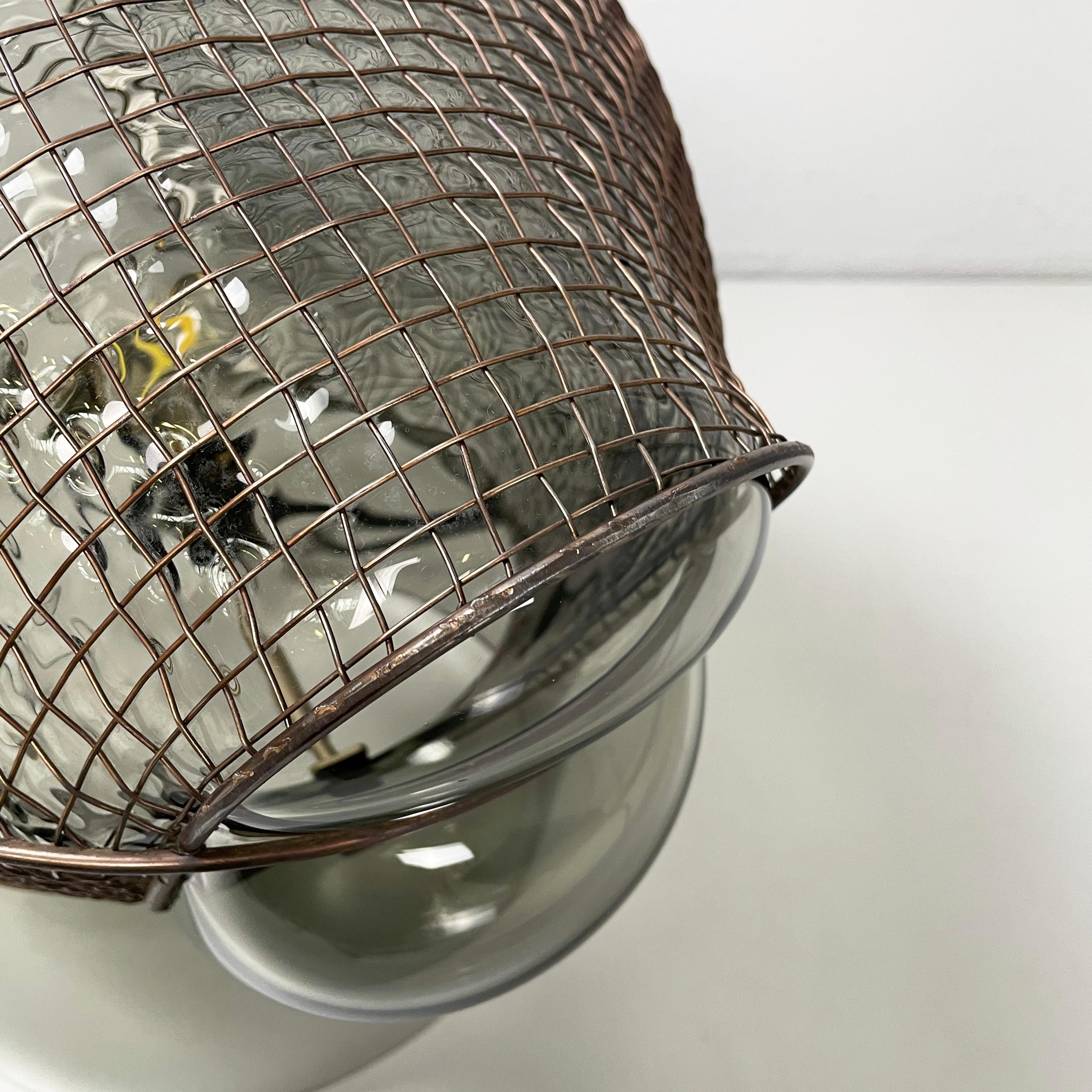 Moderne italienische Tischlampe aus Glasstahl Patroclo aus Glas von Gae Aulenti für Artemide, 1970 im Angebot 2