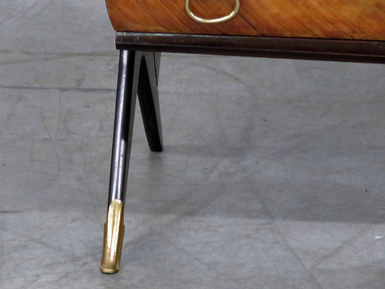 Italian Modern Glass Top Credenza For Sale At 1stdibs