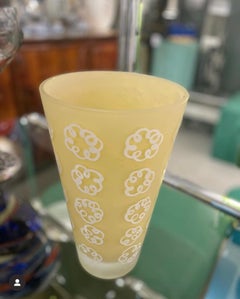 Italian Glass Vase by Sottsass Associati