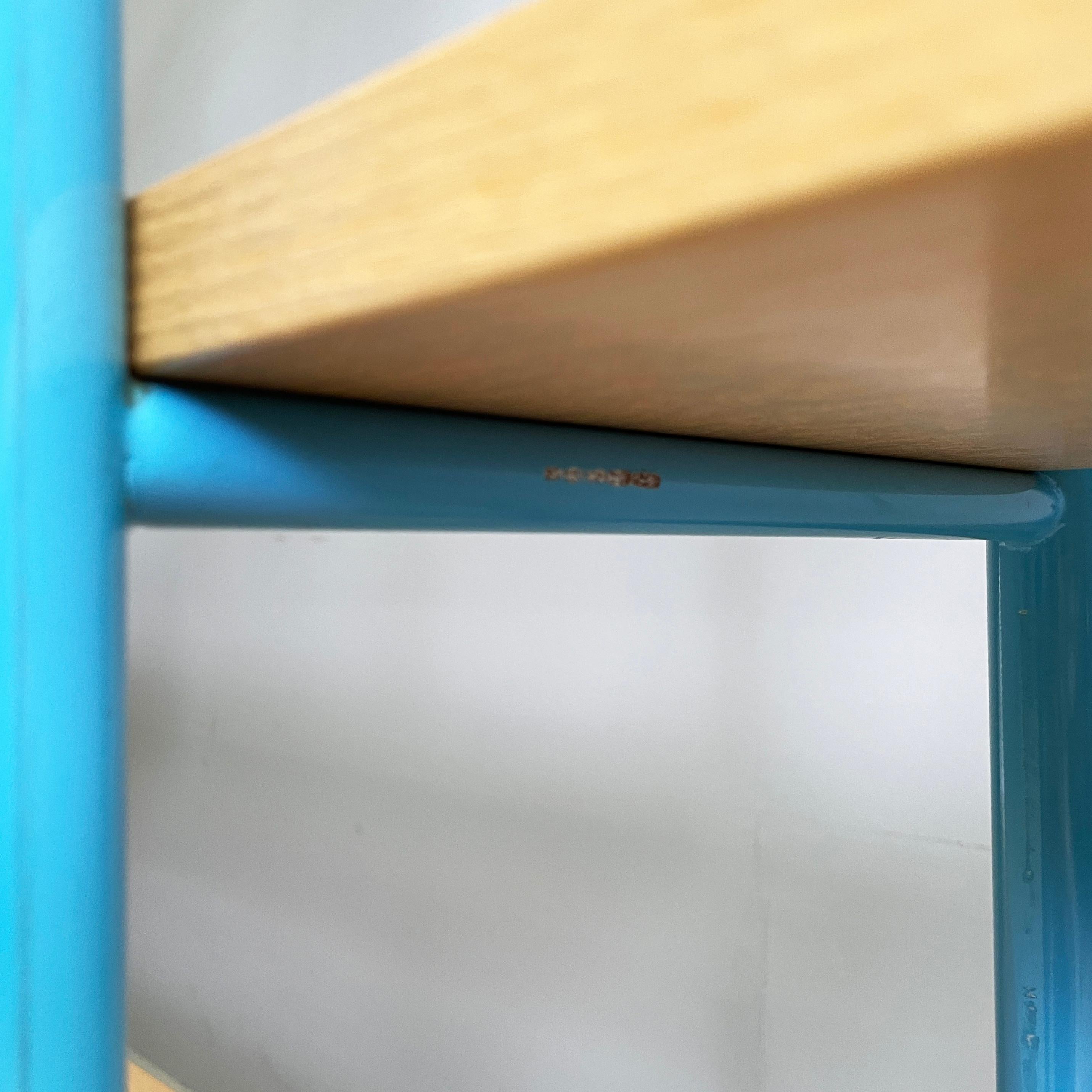 Italian modern Glass, wood metal Bookcase Gritti by Andrea Branzi Memphis, 2000s For Sale 8