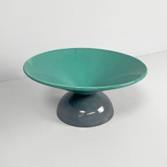 Centre de table rond en céramique émaillée moderne italienne par Baldelli, années 1990